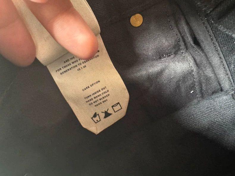 Fear of God Fear of God Black splashed ink jeans Size US 29 - 7 Thumbnail