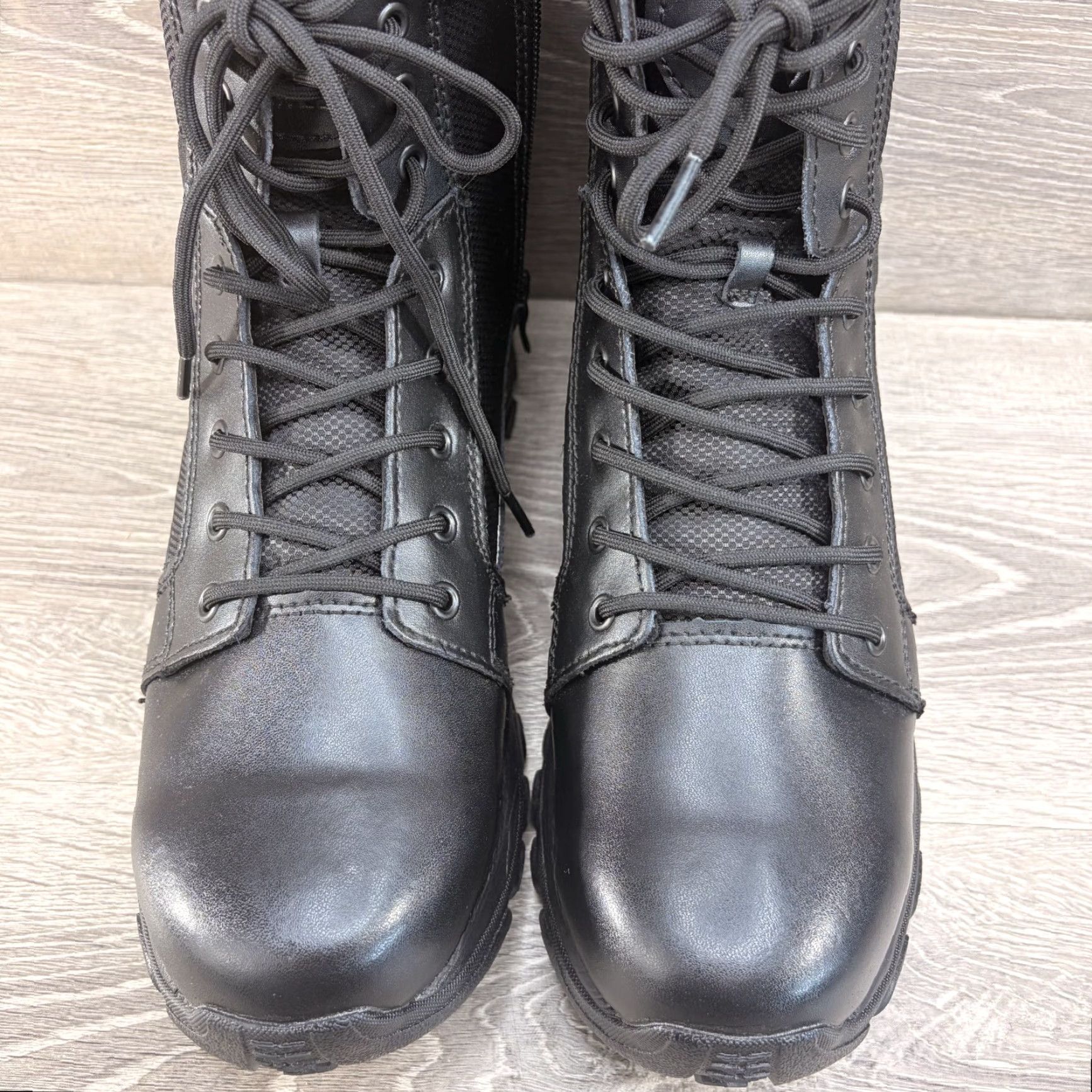 Vintage VINTAGE Bates Fuse Mens Boots Black Leather Tactical Military Combat Side Zip Size US 10 / EU 43 - 4 Thumbnail