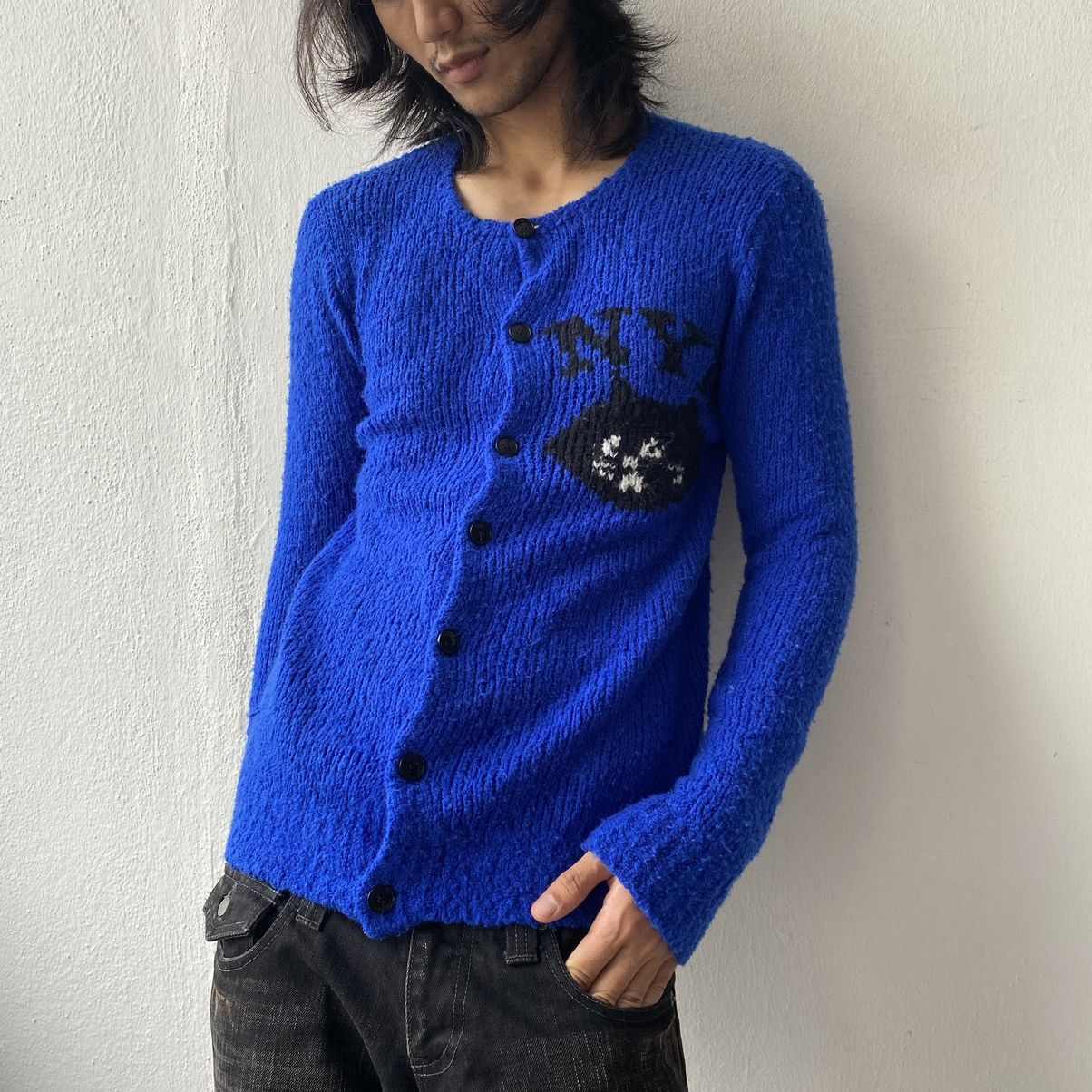 Ne-Net Ne-net by Issey Miyake Cat NYA Button Knitwear Size US XS / EU 42 / 0 - 4 Thumbnail