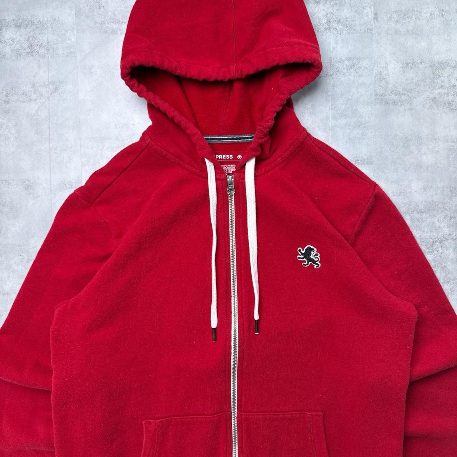 Express Y2K Express 00s Zip Up Red Jacket Size US M / EU 48-50 / 2 - 8 Thumbnail