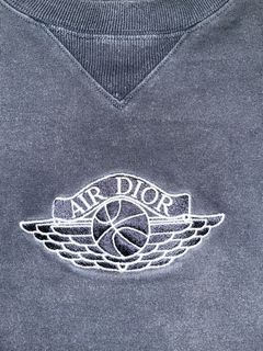 Air Dior x Jordan1 - Navy - Card Holder Badge Holder With Lanyard - Very  Rare DS 