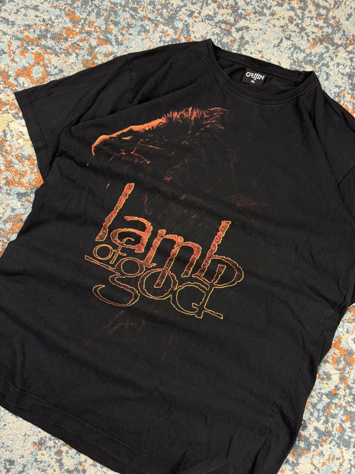 Band Tees × Vintage Vintage y2k Lamb of God graphic metal band tee Size US L / EU 52-54 / 3 - 4 Thumbnail