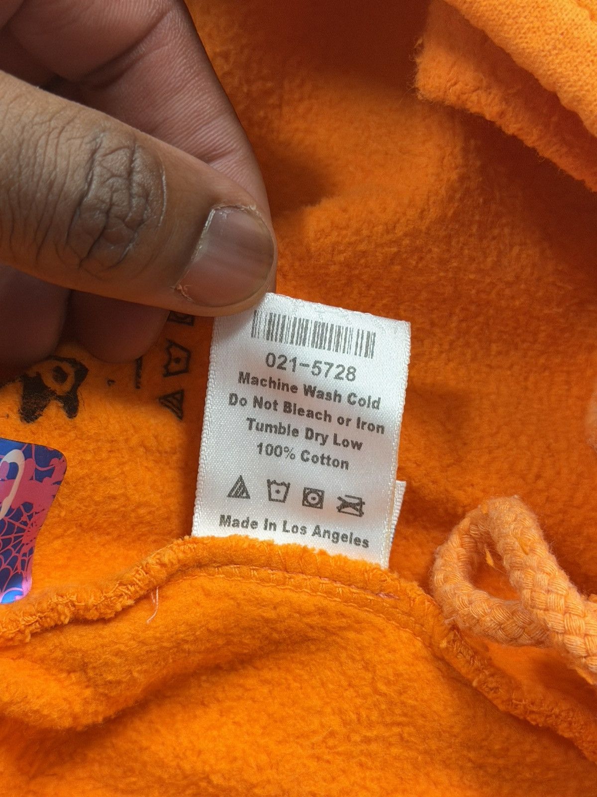 Sp5der Sp5der Beluga Sweatpants – Orange Size US 34 / EU 50 - 4 Thumbnail