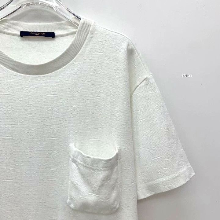 Louis Vuitton Louis Vuitton 2022 White Logo Cotton T-Shirt Size US XL / EU 56 / 4 - 3 Thumbnail