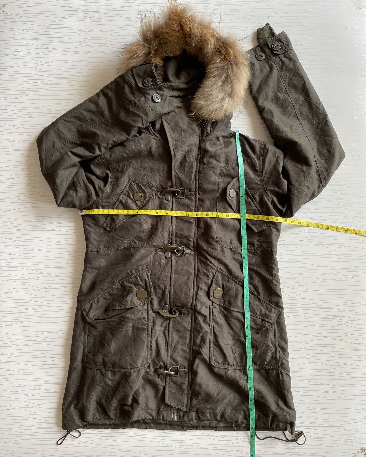If Six Was Nine × Le Grande Bleu (L.G.B.) × MOUSSY Moussy Japan Brand Green Fur Parka LGB Style Hoodie Jacket Size US L / EU 52-54 / 3 - 11 Thumbnail