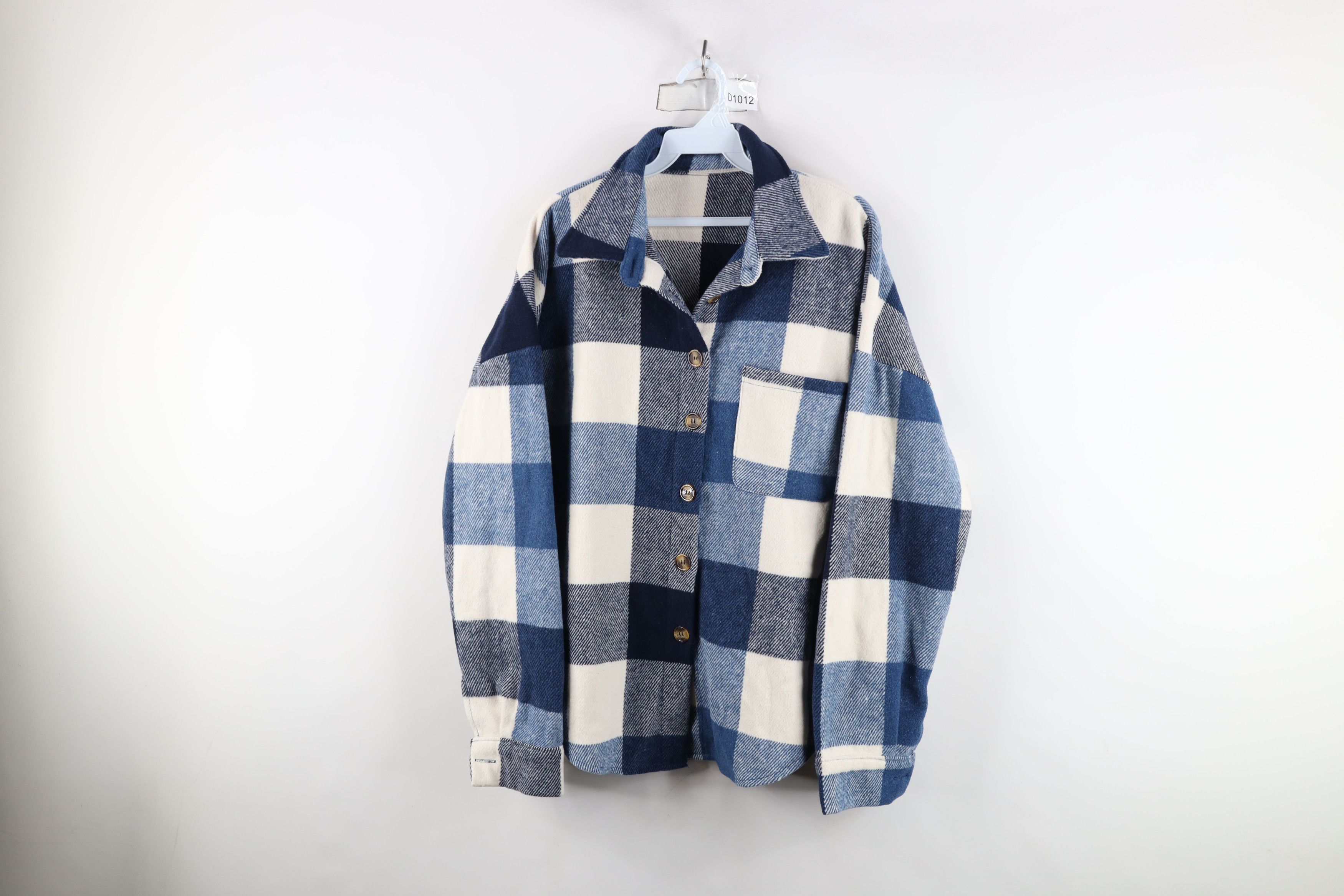 Vintage Vintage 90s Streetwear Flannel Button Shirt Jacket Jac Shirt Size 3XL / US 20-22 - 1 Thumbnail