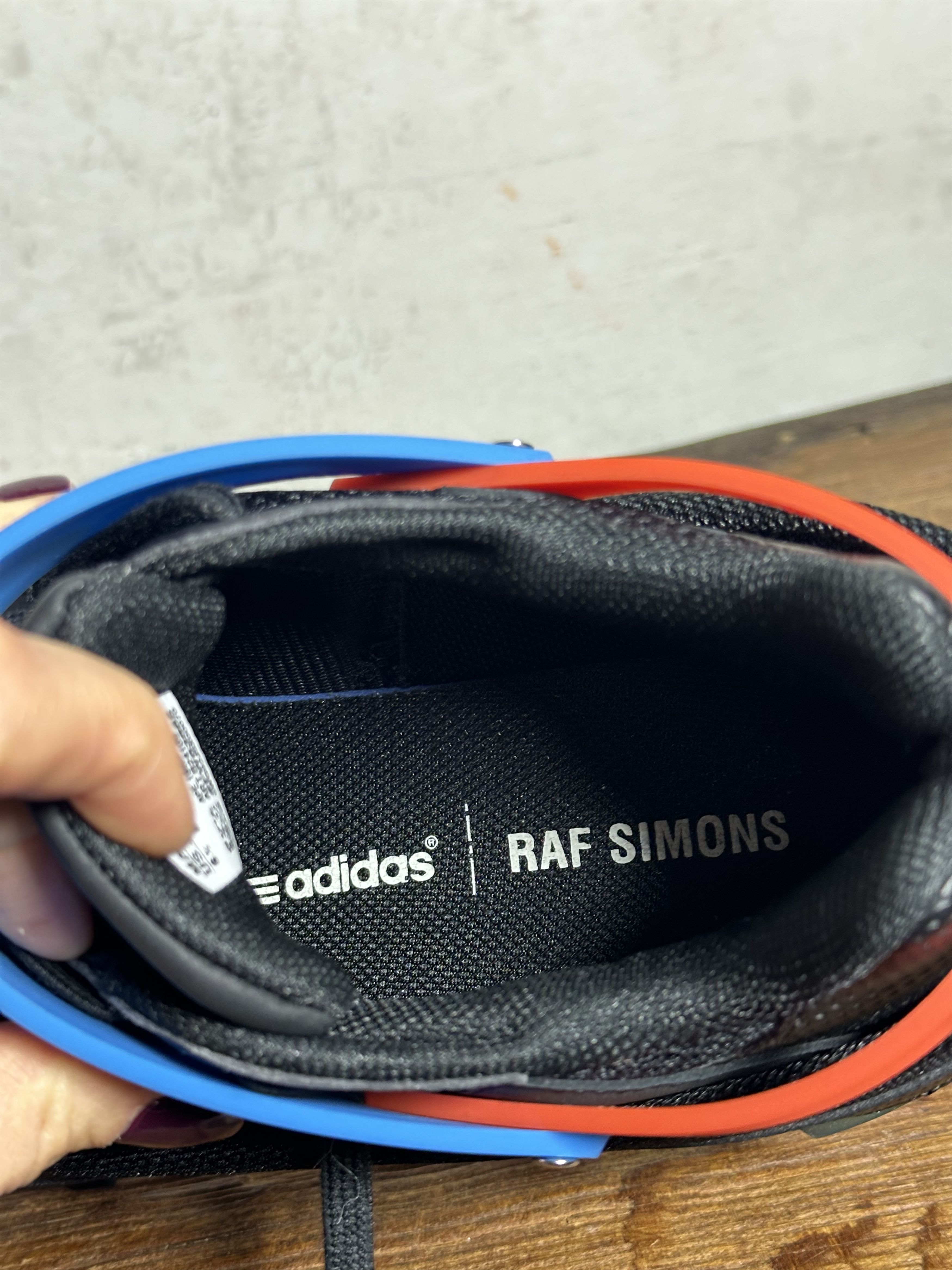 Adidas × Raf Simons EXTREMELY RARE Raf Simons Response Black Blue Trail 2 Size US 6.5 / EU 39-40 - 18 Thumbnail