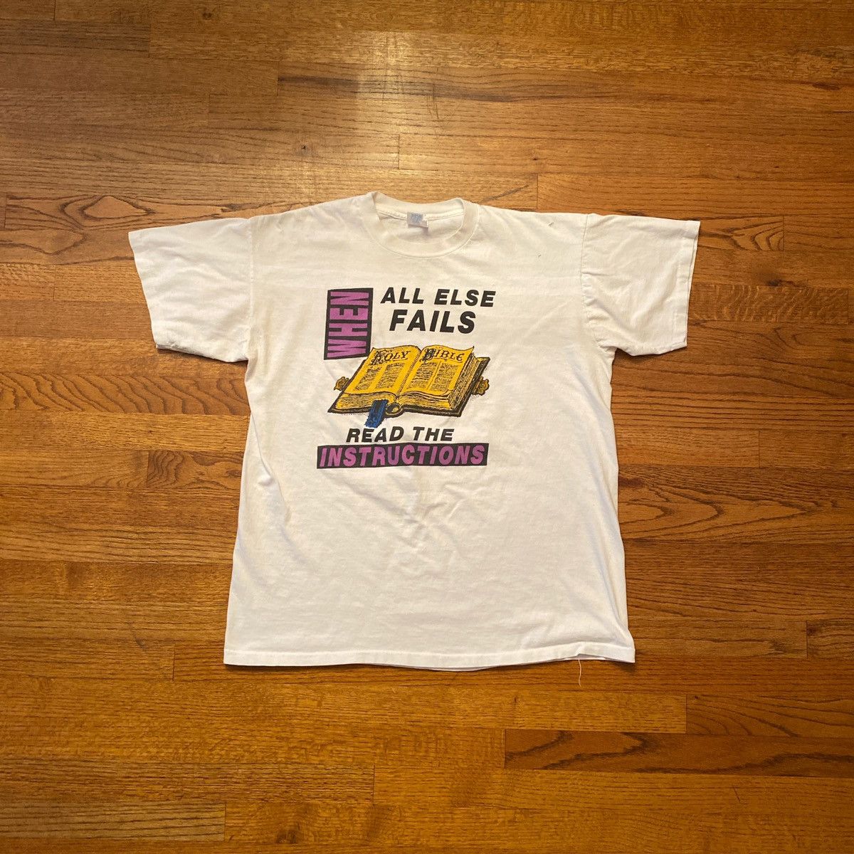 Vintage Vintage Jesus Tee Size US XL / EU 56 / 4 - 1 Thumbnail