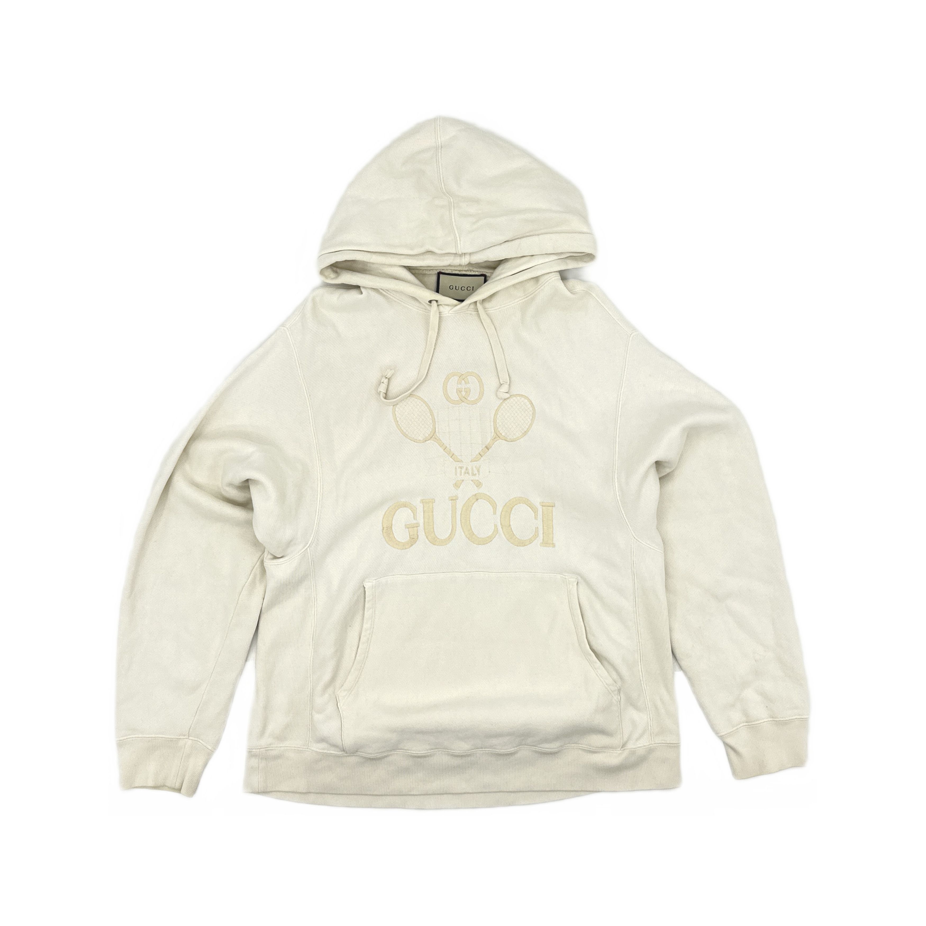 Gucci Gucci Tennis Logo Embroidered Hoodie XL Size US XL / EU 56 / 4 - 1 Thumbnail