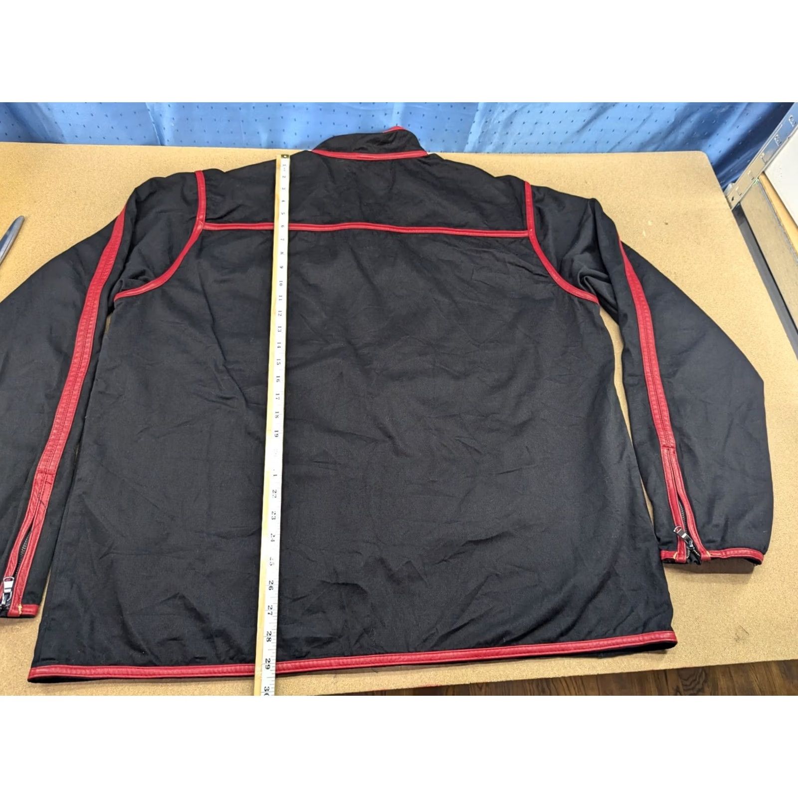Vintage EMP Gothicana Jacket Mens 2XL Red Cotton Canvas Full Zip Pockets Basic Jacket Athletic Slim Fit Casual Mens Size US XXL / EU 58 / 5 - 7 Thumbnail