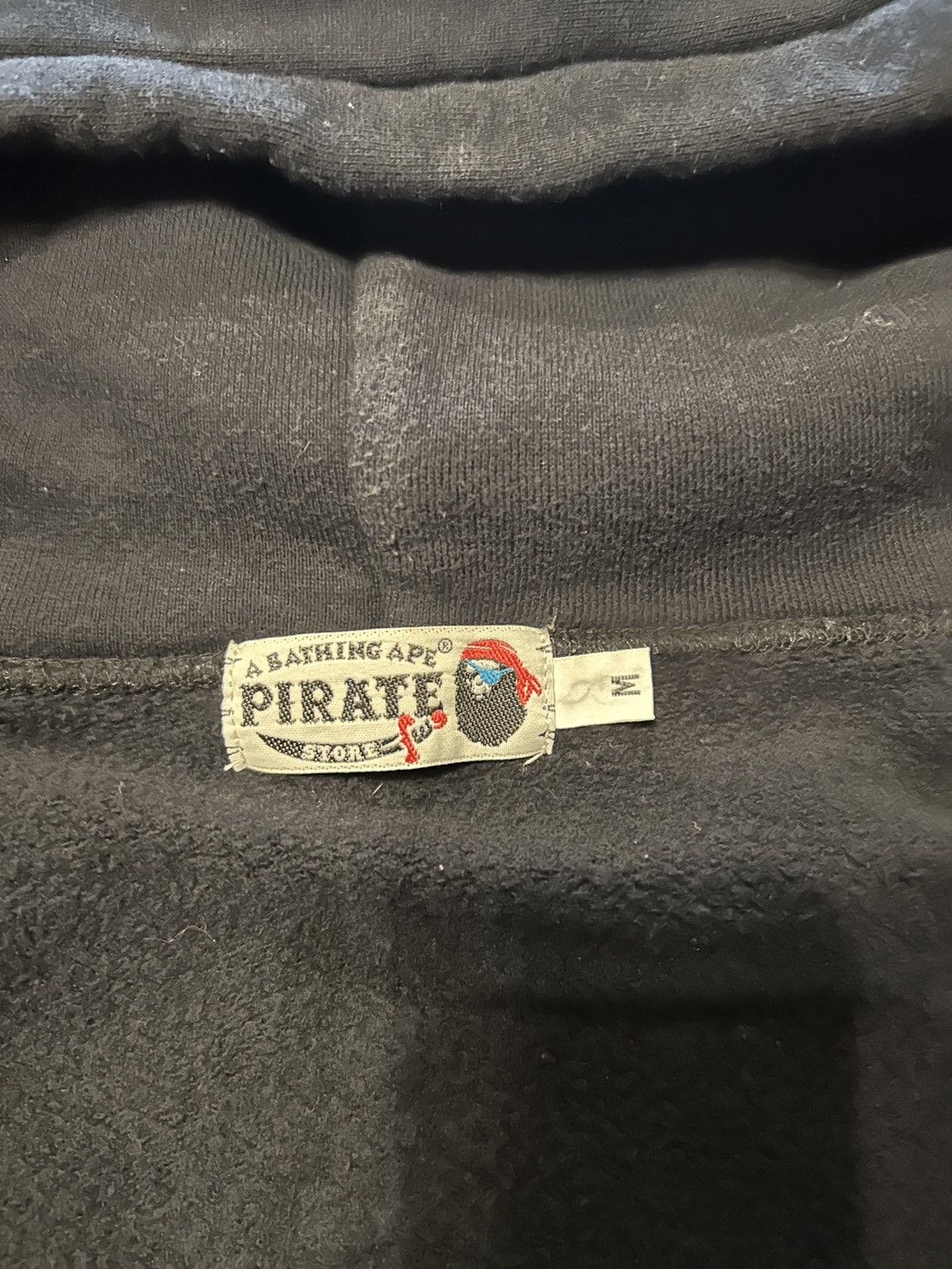 Bape Bape Black Pirate Baby Milo Logo Zip Hoodie Size US M / EU 48-50 / 2 - 3 Thumbnail