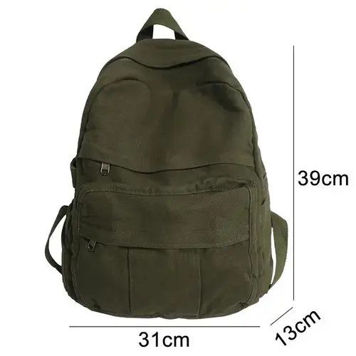 VIBE Unisex Canvas Capacity Backpack Size ONE SIZE - 5 Thumbnail
