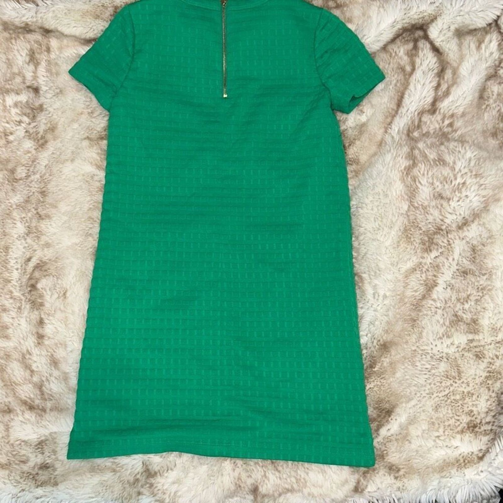 Other London Times Petite Green Checkered Shift Dress | Sz 4P Size S / US 4 / IT 40 - 6 Thumbnail