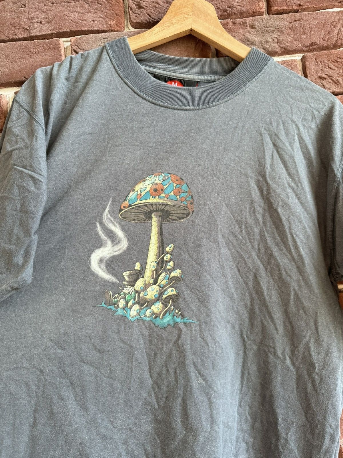 Hook-Ups Vintage Shrooms Skateboard Boxy Baggy Streetwear 90s T-Shirt Size US M / EU 48-50 / 2 - 3 Thumbnail