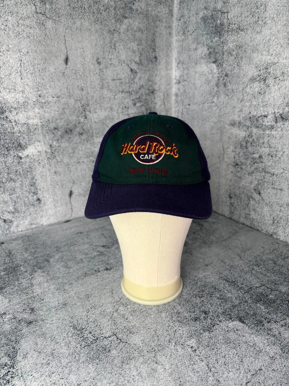 Hard Rock Cafe Hard Rock Cafe New York Cap Green/Navy Adjustable Vintage Size ONE SIZE - 1 Thumbnail