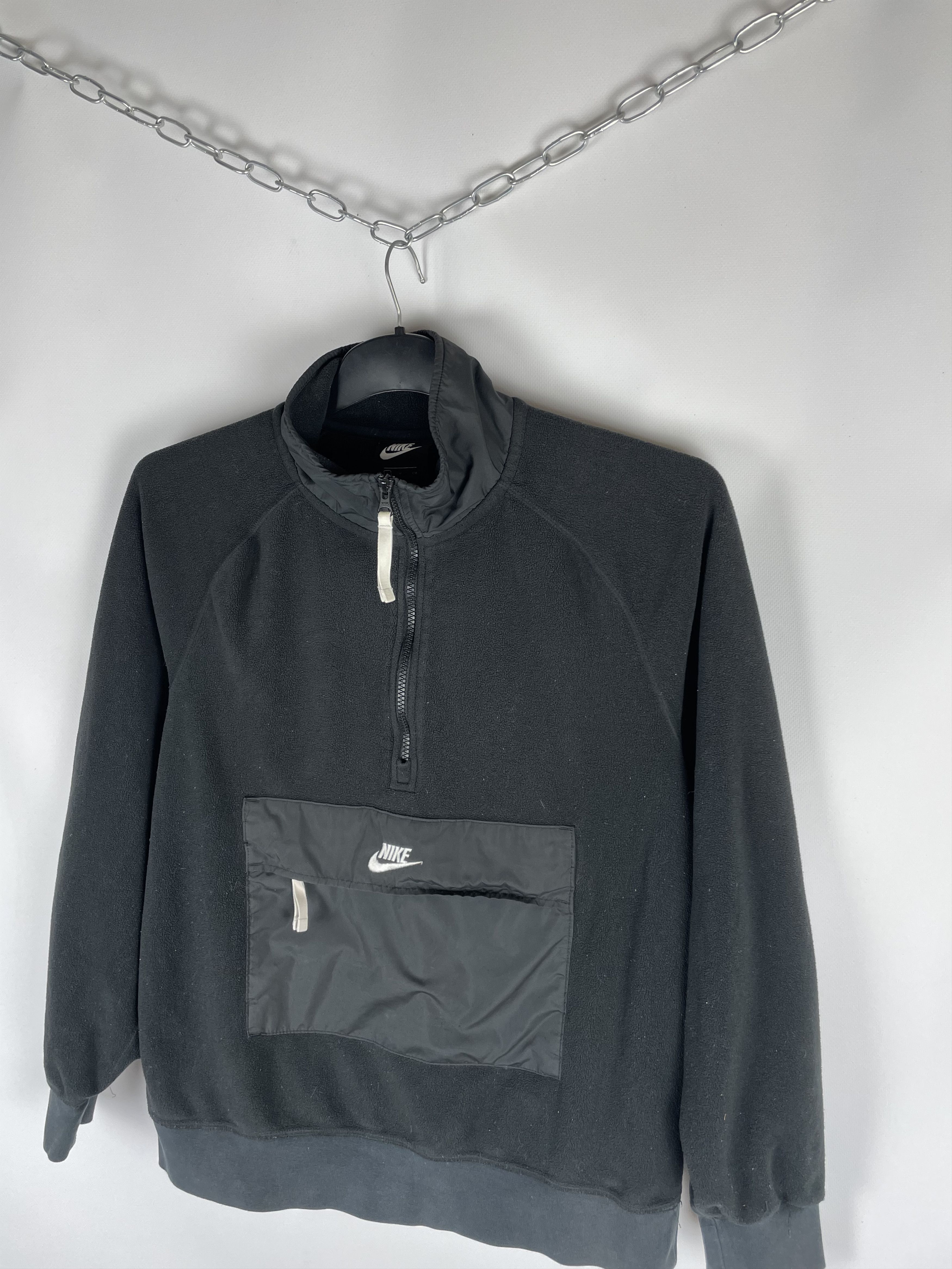 Nike Vintage Nike Center Logo Fleece 1/4 Zip Sweatshirt Size US S / EU 44-46 / 1 - 4 Thumbnail