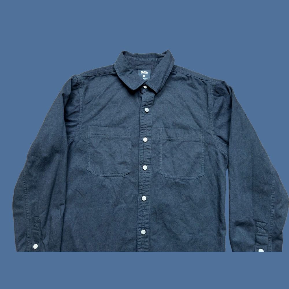 Eton Teton x Grateful Dead Denim Long Sleeve Work Shirt GD Logo Buttons Men’s S Black Shirt Size US S / EU 44-46 / 1 - 1 Thumbnail