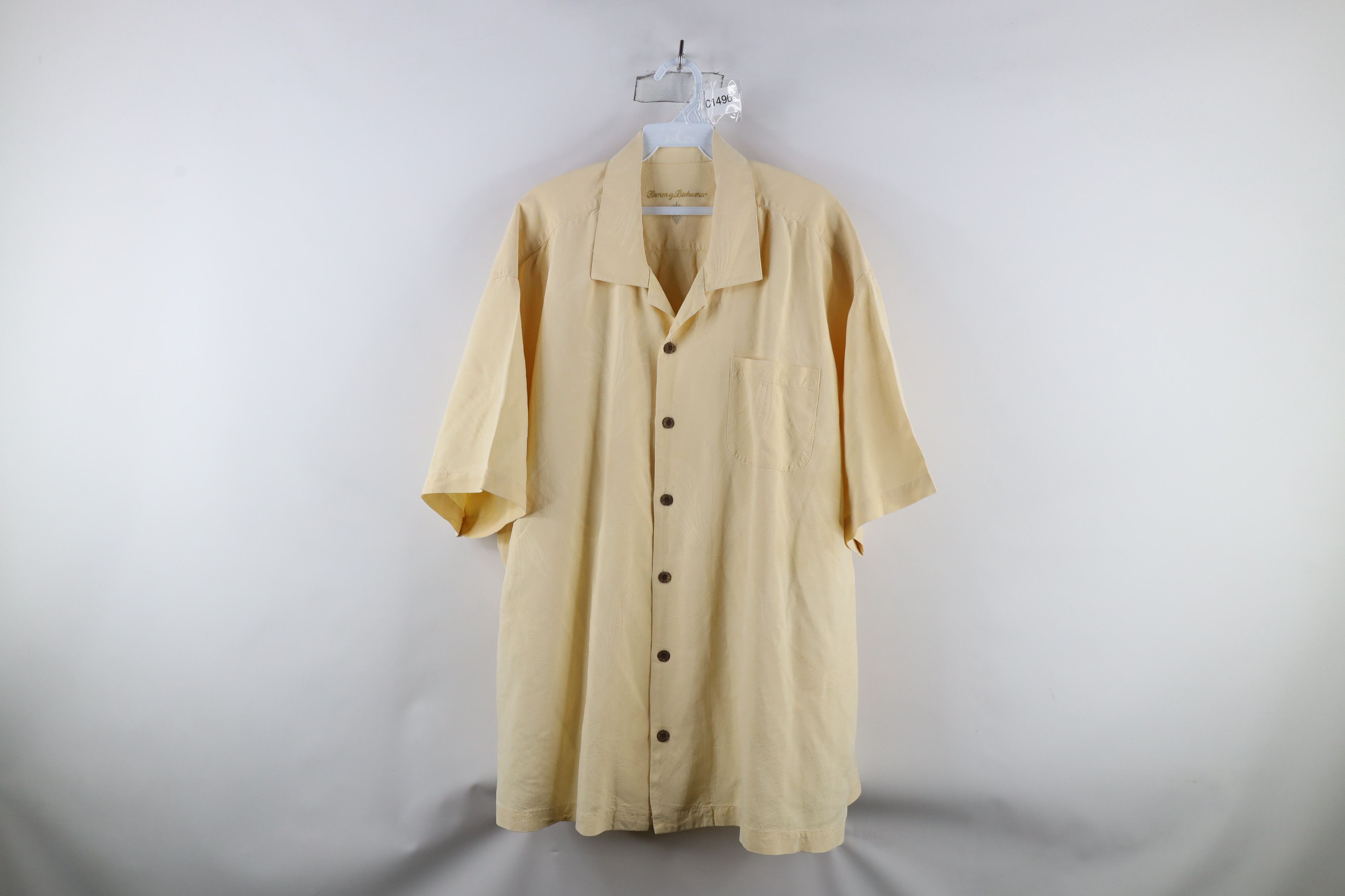 Tommy Bahama × Vintage Vintage Tommy Bahama Collar Palm Tree Hawaiian Button Shirt Size US XXL / EU 58 / 5 - 1 Thumbnail