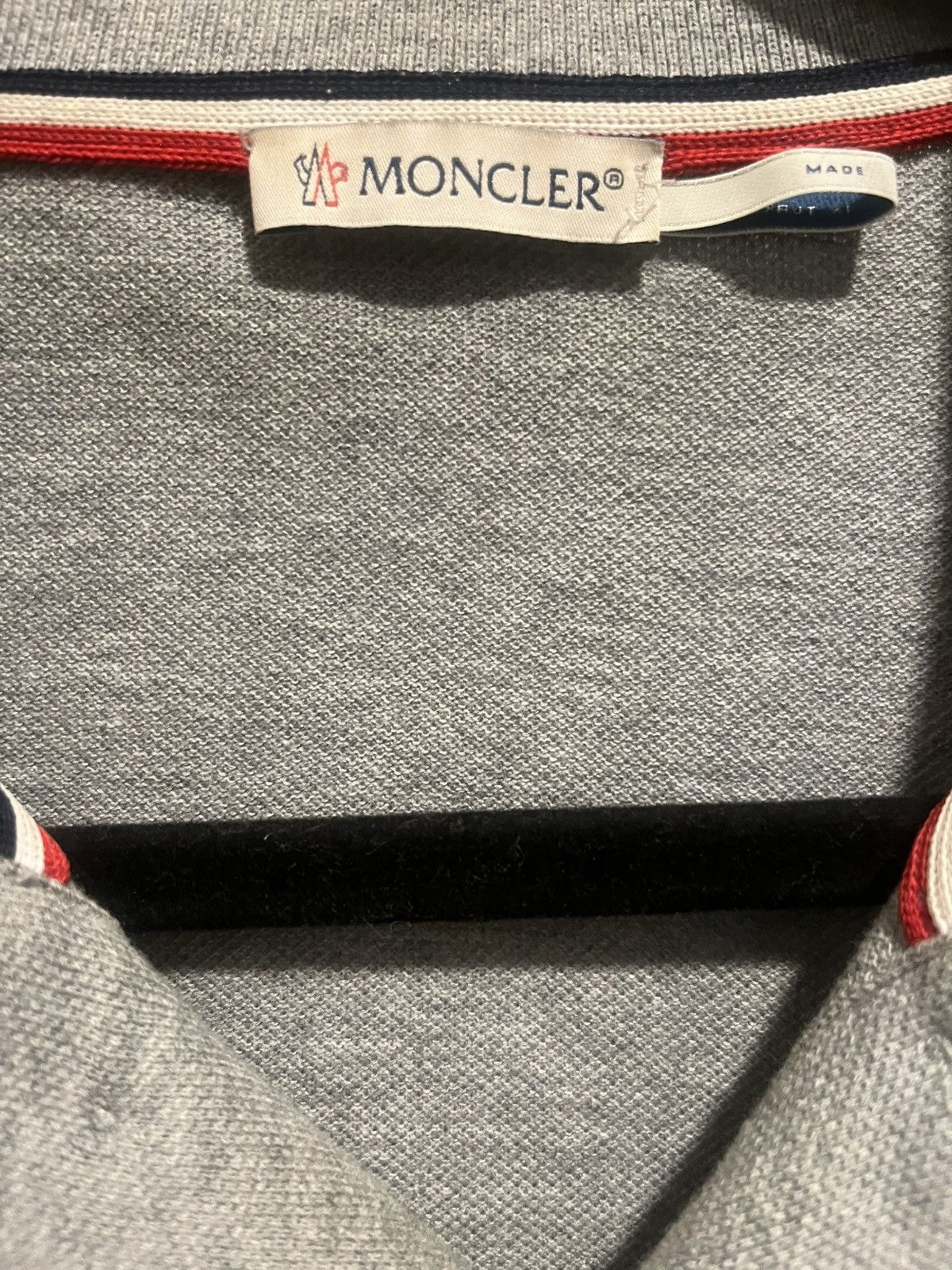 Moncler Grey Moncler Polo Size US S / EU 44-46 / 1 - 2 Thumbnail