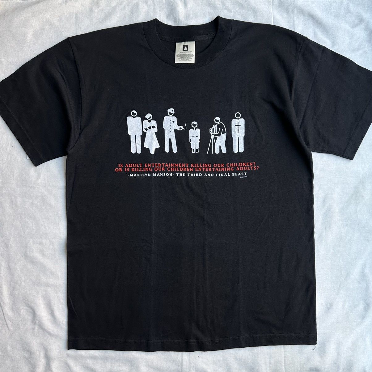 Band Tees Vintage Marilyn Manson Size US L / EU 52-54 / 3 - 6 Thumbnail