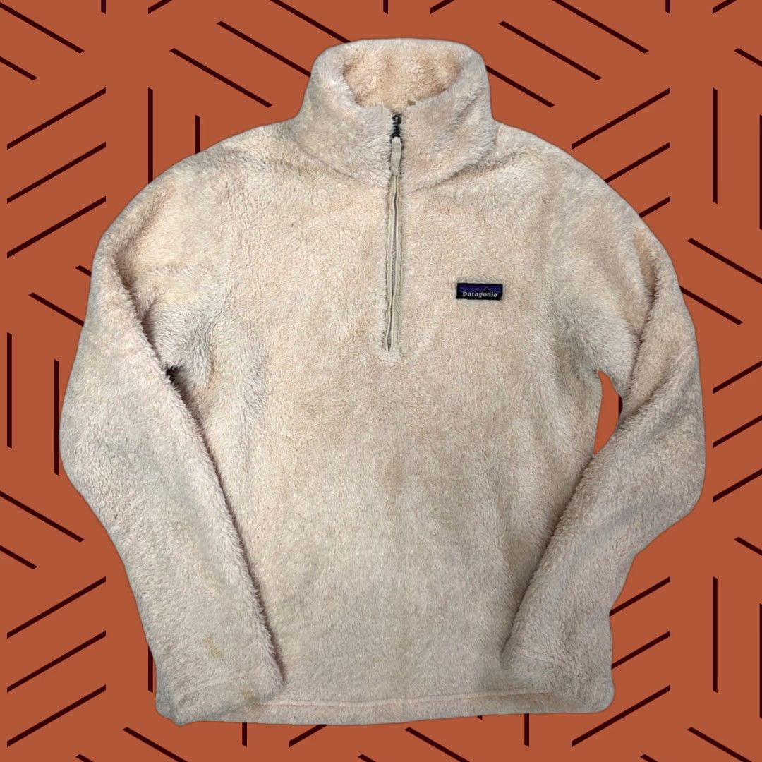 Patagonia VINTAGE Patagonia Women's Los Gatos 1/4-Zip Calcium Size M Size M / US 6-8 / IT 42-44 - 1 Thumbnail