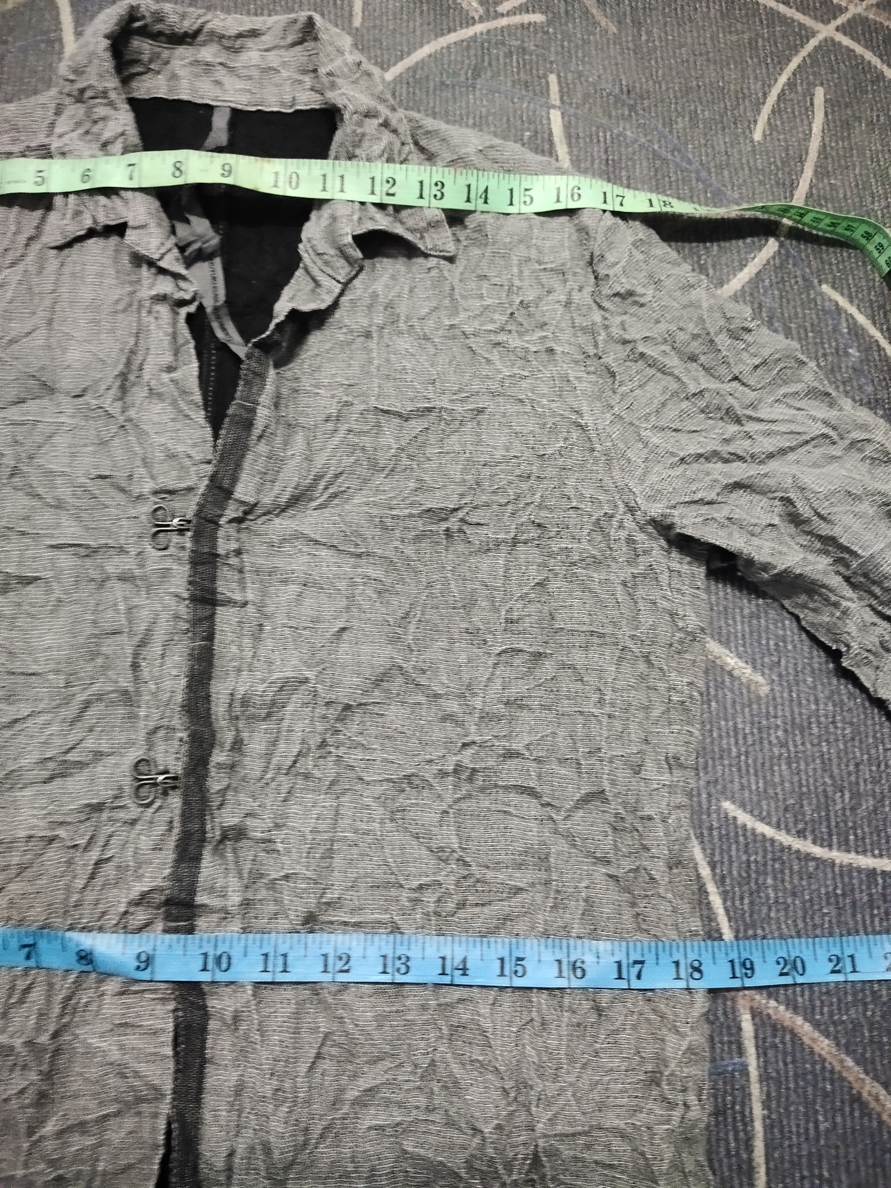 Attachment × Japanese Brand × Kazuyuki Kumagai Attachment Kazuyuki Kumagai Attachment Distressed Designer Jackets Size L / US 10 / IT 46 - 9 Thumbnail