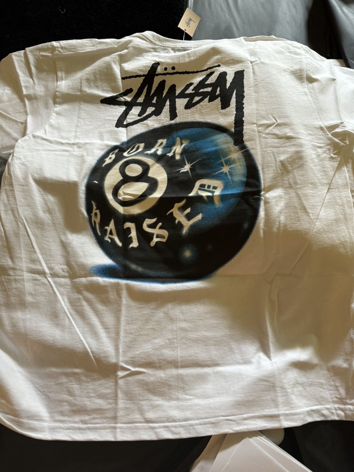 Stussy Stussy x Born X Raised 8 Ball tee | Grailed