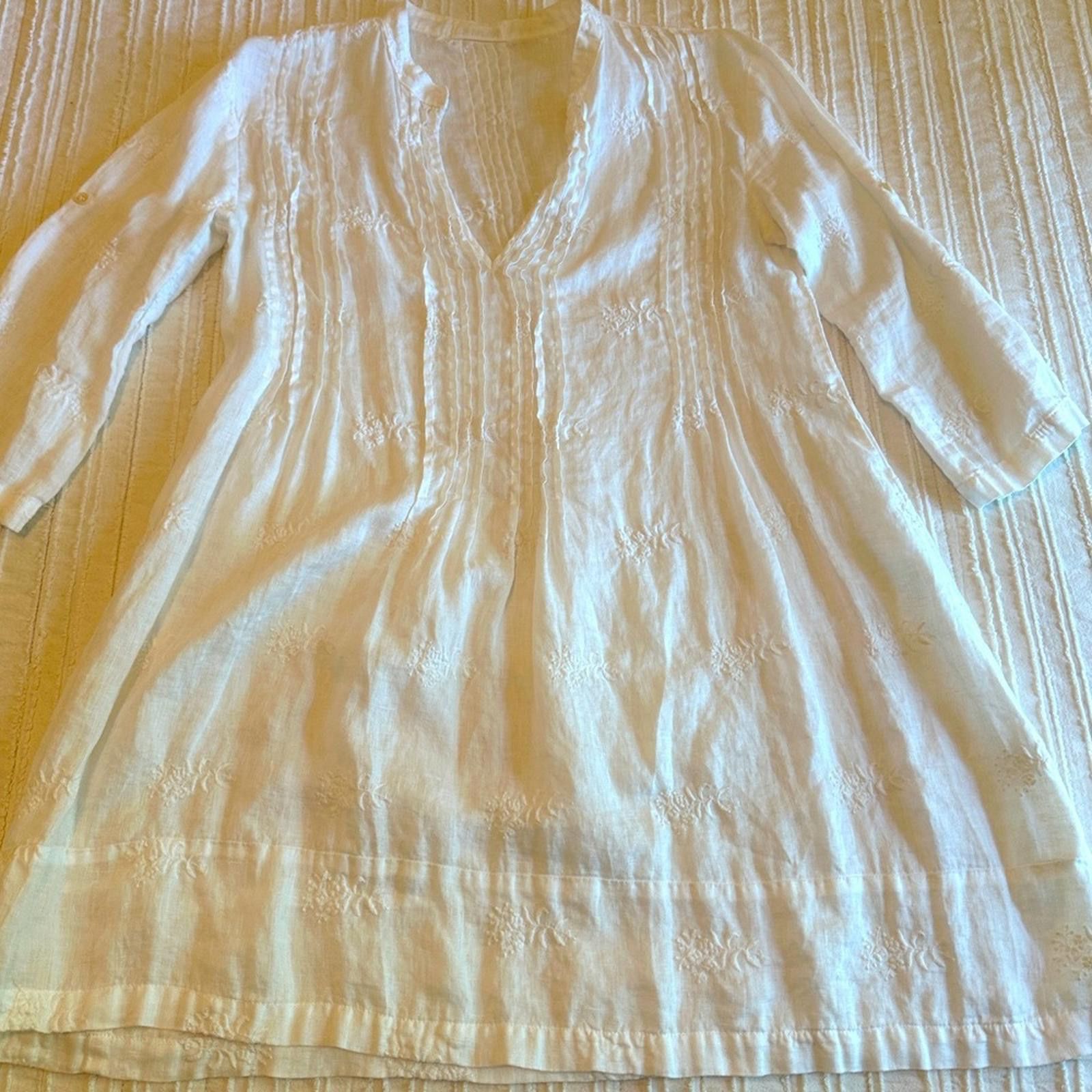 CP Shades CP Shades Small Linen EUC Regina HW Linen Coastal Size S / US 4 / IT 40 - 4 Thumbnail