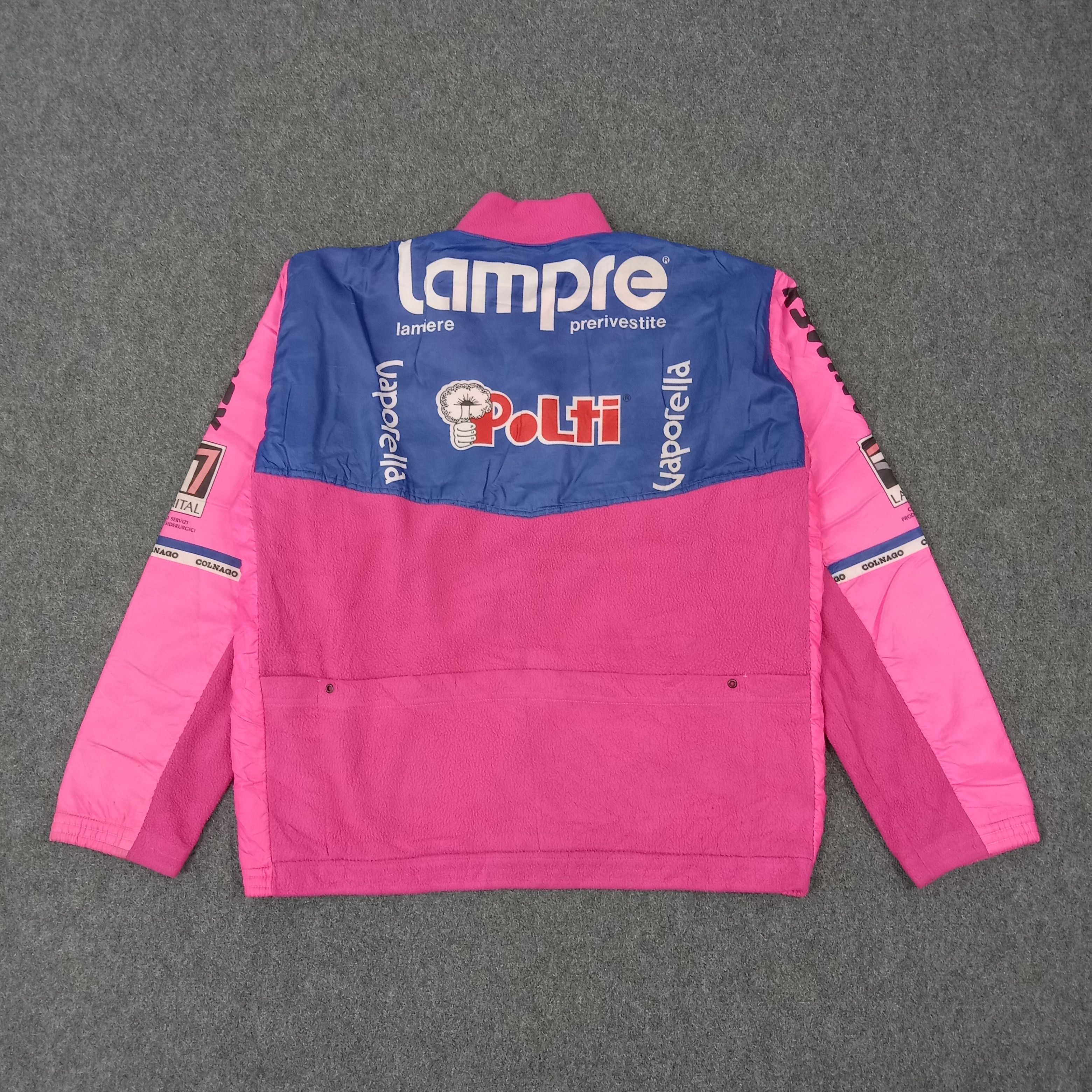 Sports Specialties 90s Santini Lempre-Polti Cycling Thermal Jacket C263N13 Size US XL / EU 56 / 4 - 6 Thumbnail