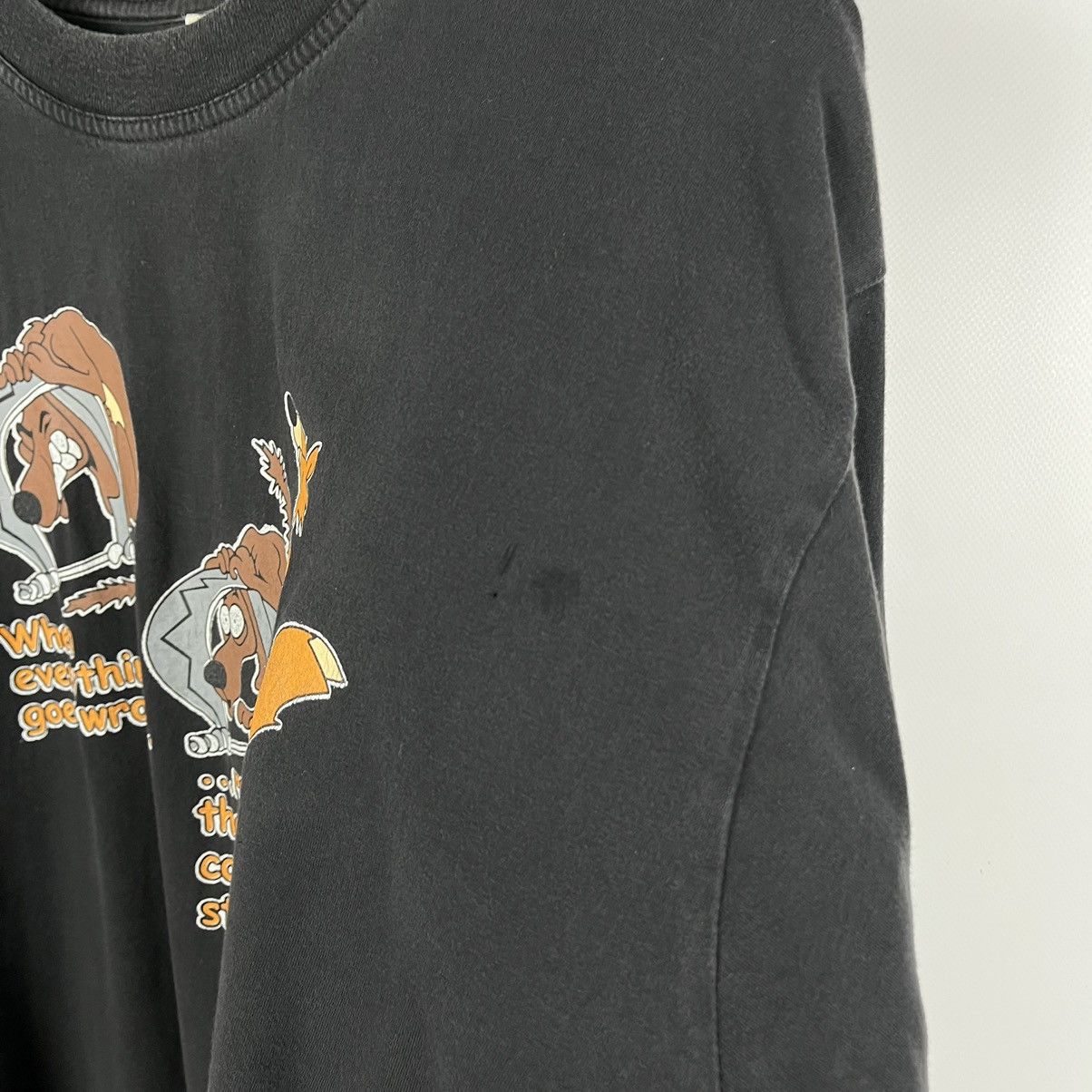 Vintage Vintage Dog in Trap adult humor y2k sex graphic tee 90’s Size US M / EU 48-50 / 2 - 14 Thumbnail