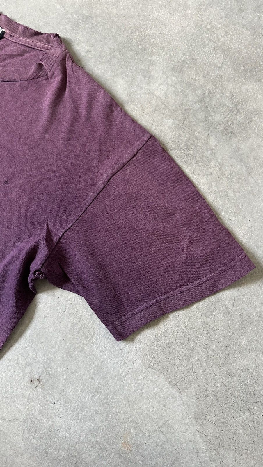 Yohji Yamamoto VINTAGE INED HOMME BLUSTERY VERIFY DISTRESSED TEE Size US L / EU 52-54 / 3 - 3 Thumbnail
