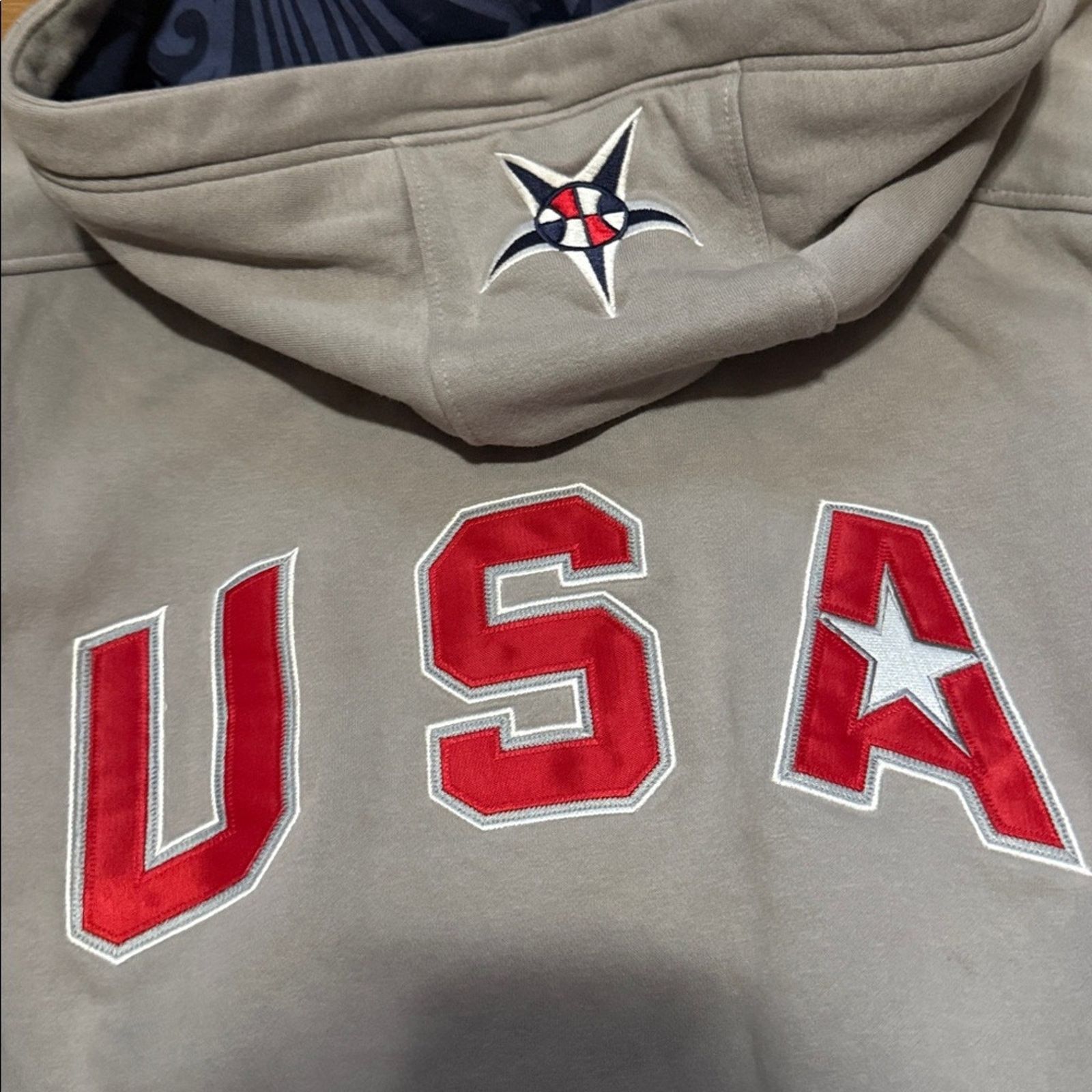 Nike Y2K Nike Team USA Basketball Olympic Quarter Zip Hoodie Size US XL / EU 56 / 4 - 9 Thumbnail