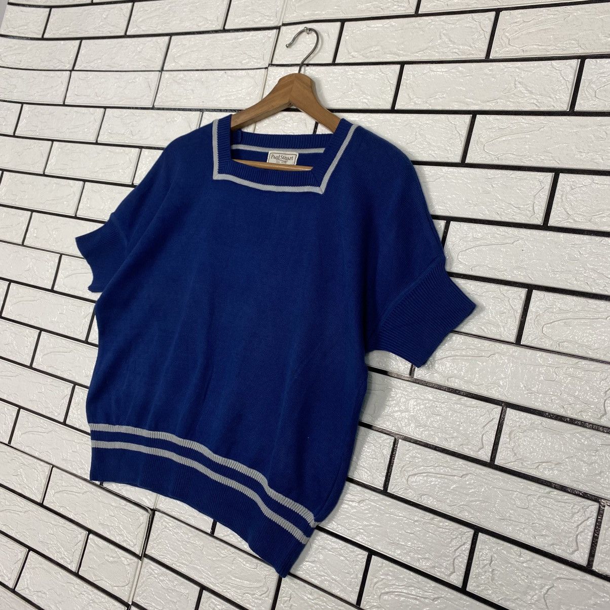 Japanese Brand 📌Vintage Cropped Knit Sweatshirt Paul Stuart Issey Miyake Size US M / EU 48-50 / 2 - 3 Thumbnail