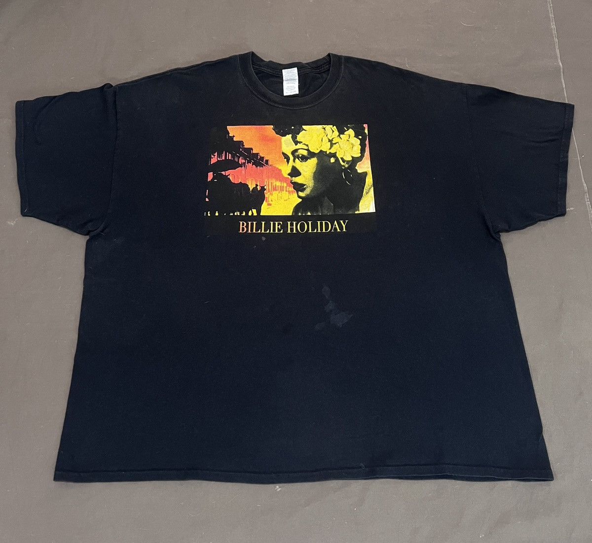 Band Tees Vintage Y2K Billie Holiday Promo Tee 3XL Oversized Jazz Size US XXL / EU 58 / 5 - 2 Thumbnail