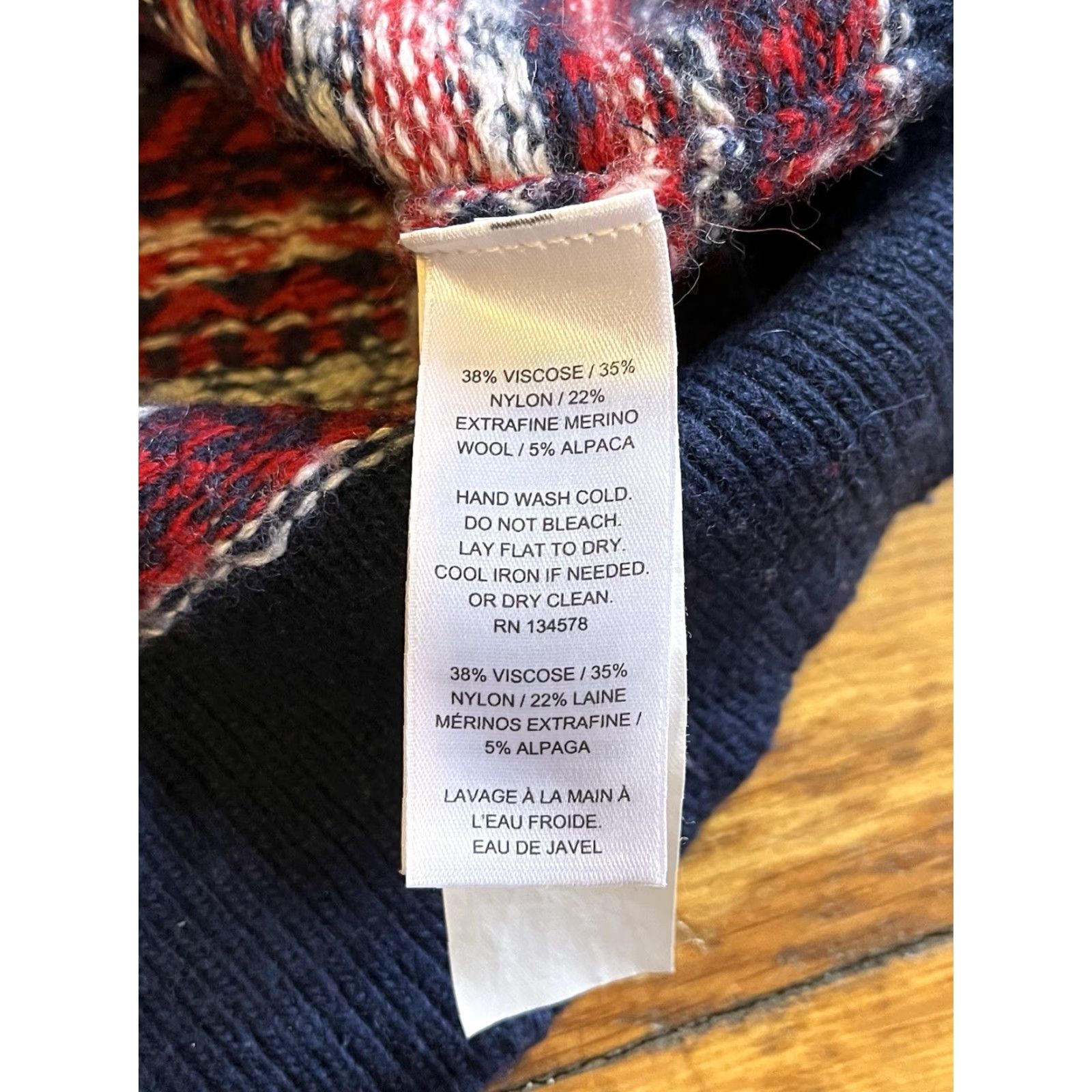 Vineyard Vines Vineyard Vines Sweater Mens XL Crew Neck Fair Isle Multicolor Wool Alpaca Blend Knit Pullover Classic, Colorful, Retro Mens Size US XL / EU 56 / 4 - 5 Thumbnail