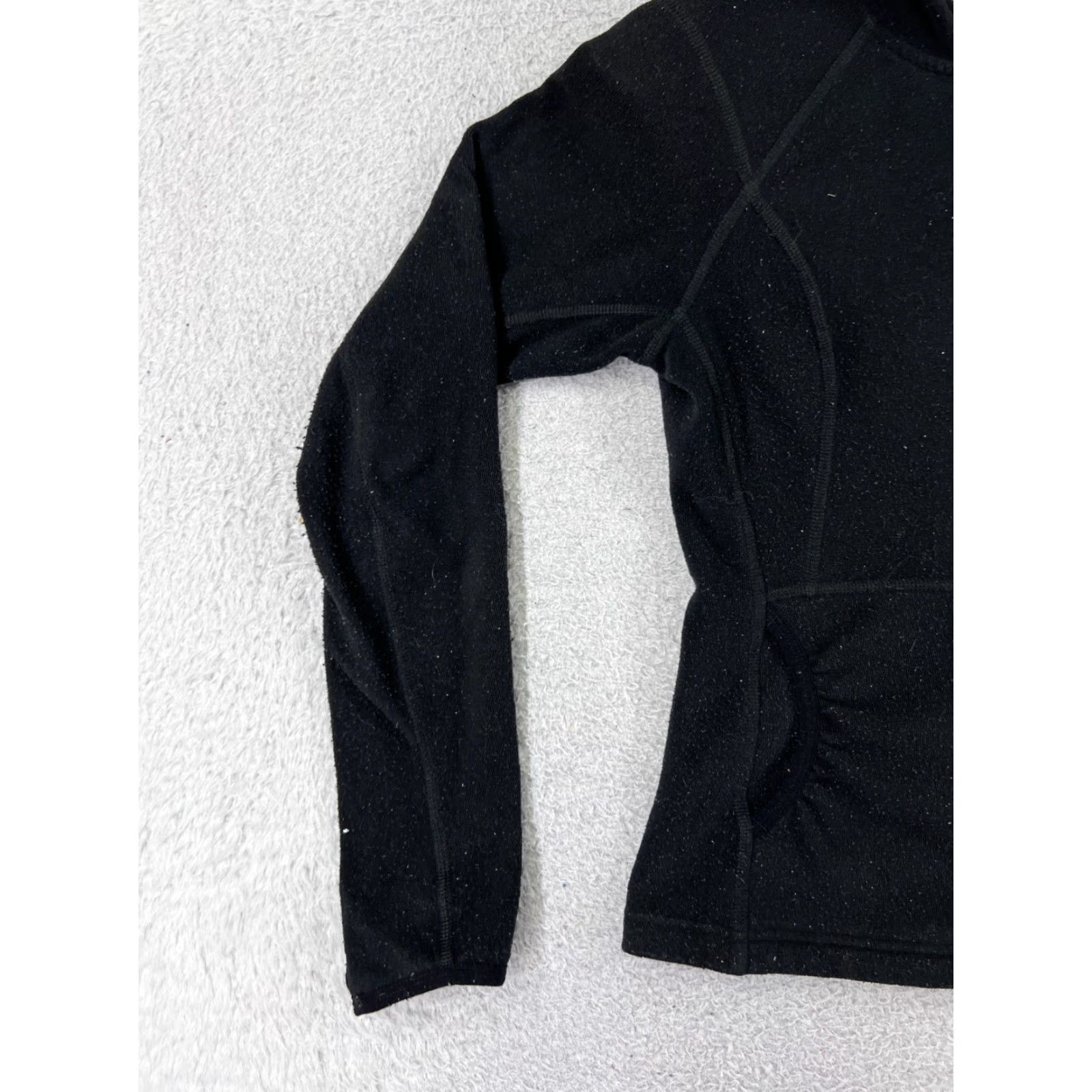 The North Face The North Face Jacket Extra Small Black Hooded Fleece Cozy Polyester Womens Size XS / US 0-2 / IT 36-38 - 6 Thumbnail