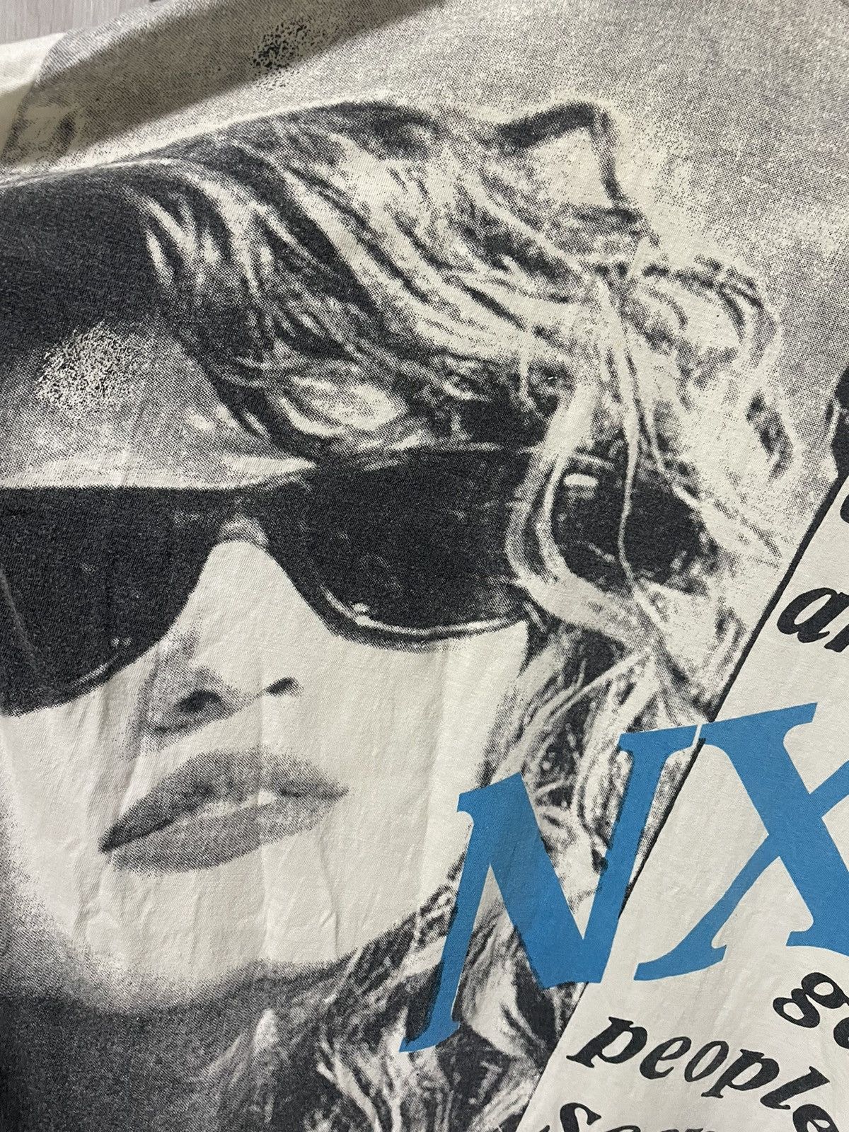 Vintage Vintage NX All Over Print Graphic Tee Art Poster Y2K XL Size US XL / EU 56 / 4 - 10 Thumbnail