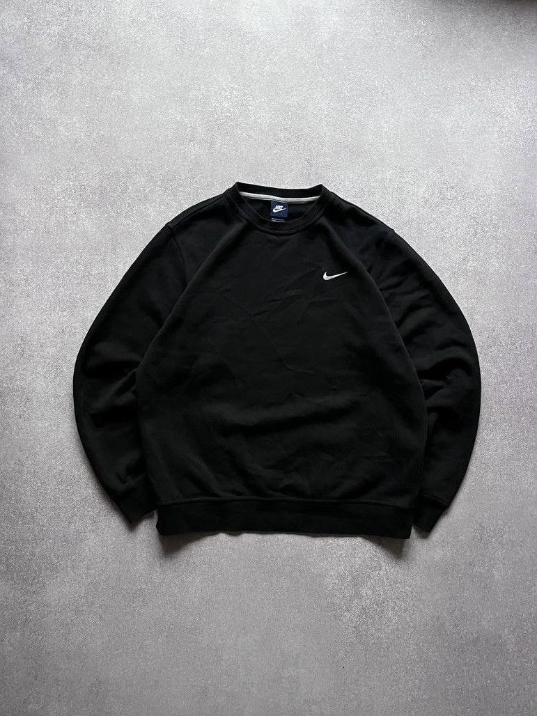 Nike × Vintage Vintage Nike Swoosh Boxy Sweatshirt Y2K XL Size US XL / EU 56 / 4 - 1 Thumbnail