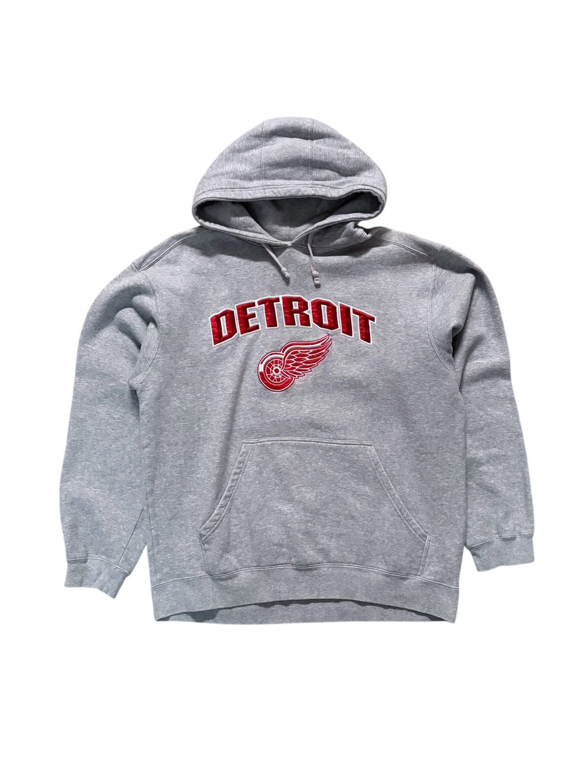NHL Detroit Redwings NHL Embroidered Satin Graphic Hoodie Size US XXL / EU 58 / 5 - 1 Thumbnail