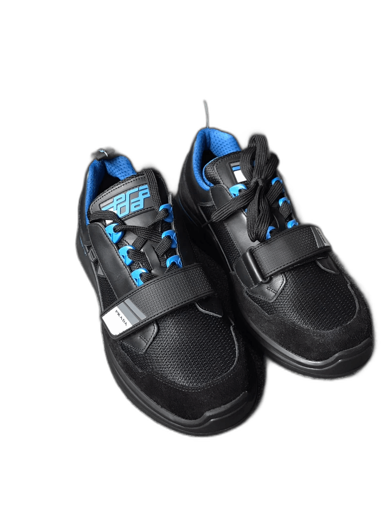 Prada Prada Casual Shoes Blue and Black Color Size US 10 / EU 43 - 1 Thumbnail