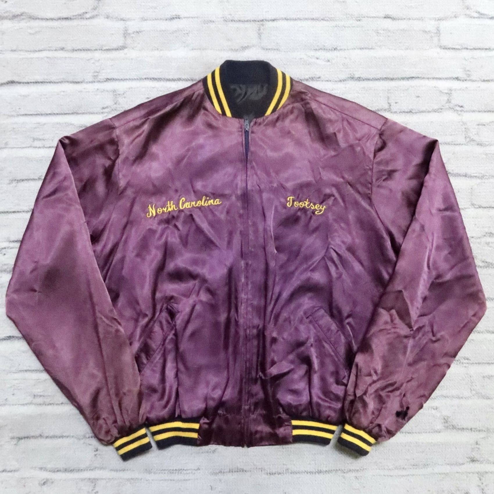 Vintage Vintage West Pac 88 Souvenir Bomber Jacket UV Purple Men One Size Nylon Size: One Size Jacket Size US M / EU 48-50 / 2 - 3 Thumbnail