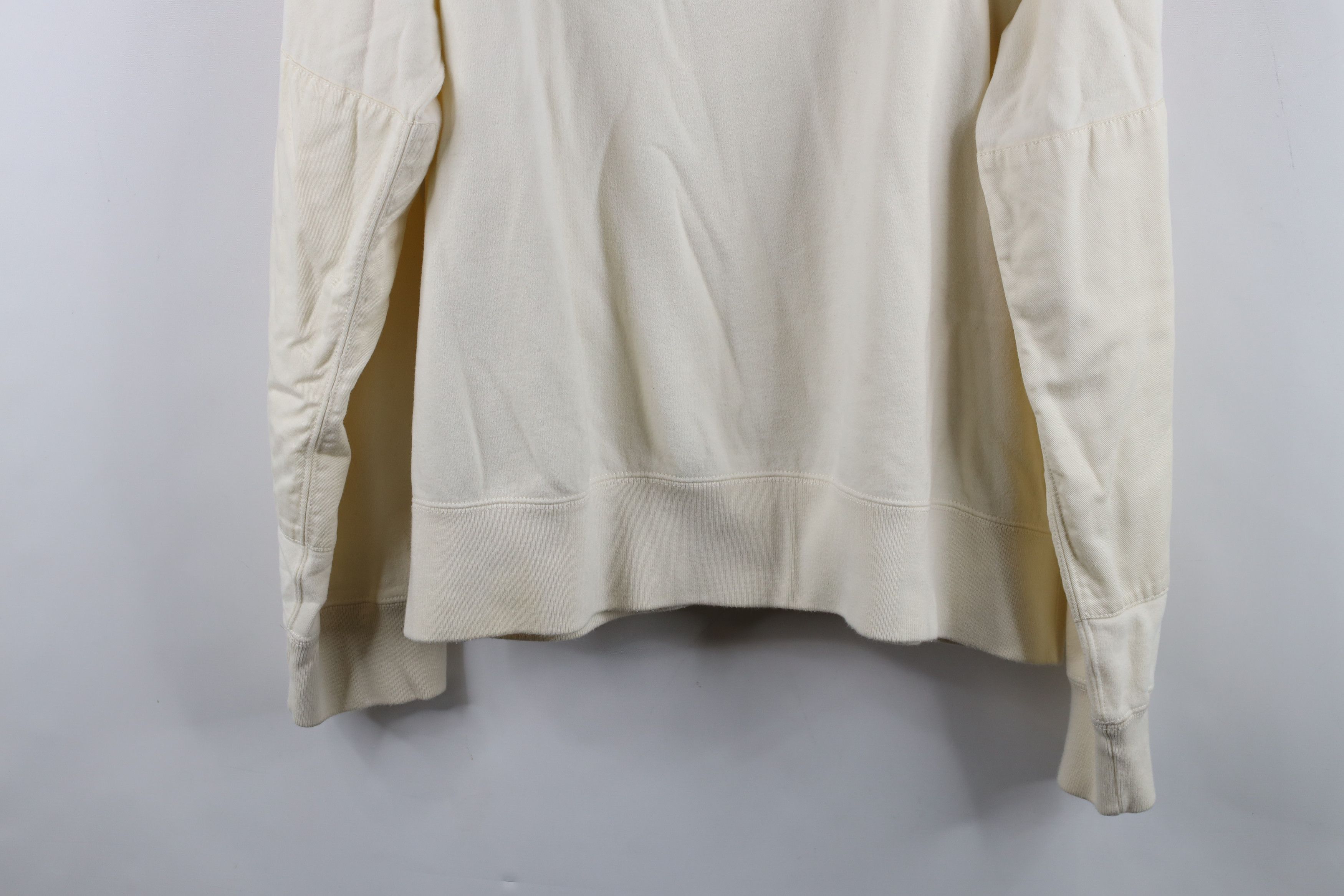 Ralph Lauren Vintage 90s Ralph Lauren Commando Military Sweatshirt Cream Size US XL / EU 56 / 4 - 12 Thumbnail
