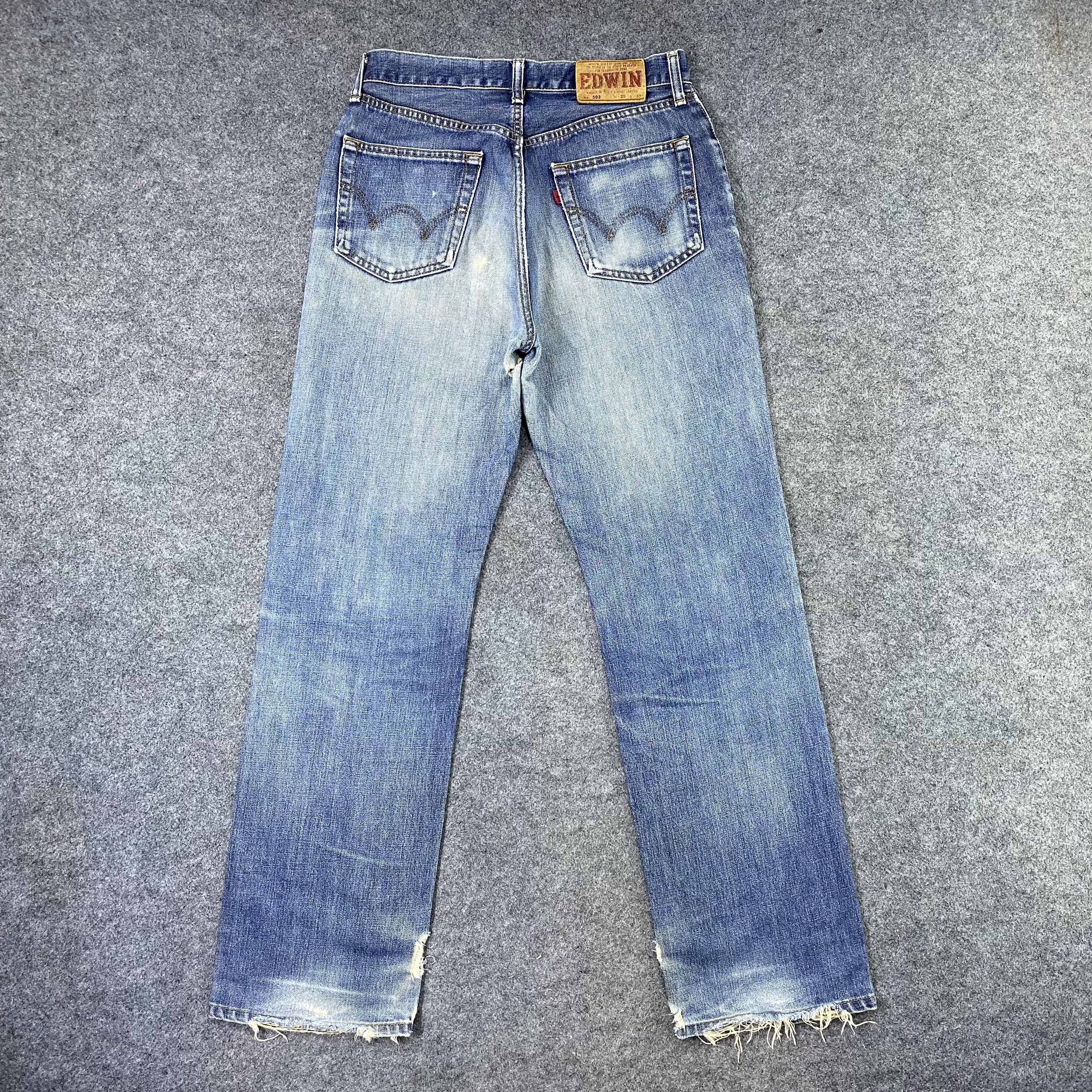 Edwin × If Six Was Nine × Vintage Vintage Edwin 503 Blue Wash Denim-J1177 Size US 30 / EU 46 - 3 Thumbnail