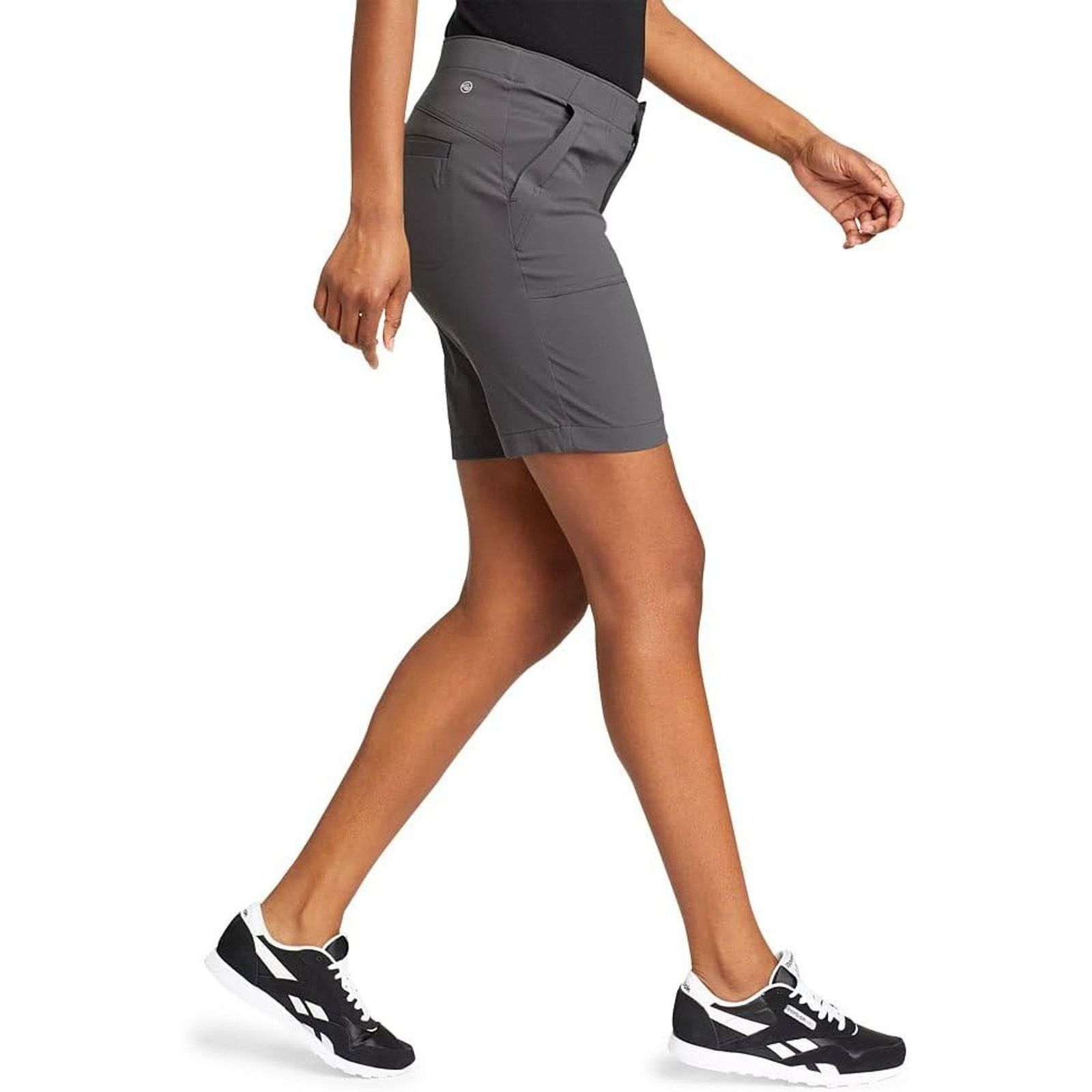 Eddie Bauer New Eddie Bauer Womens Size 16 High Rise Bermuda Shorts Size 38" / US 16 / IT 52 - 2 Thumbnail