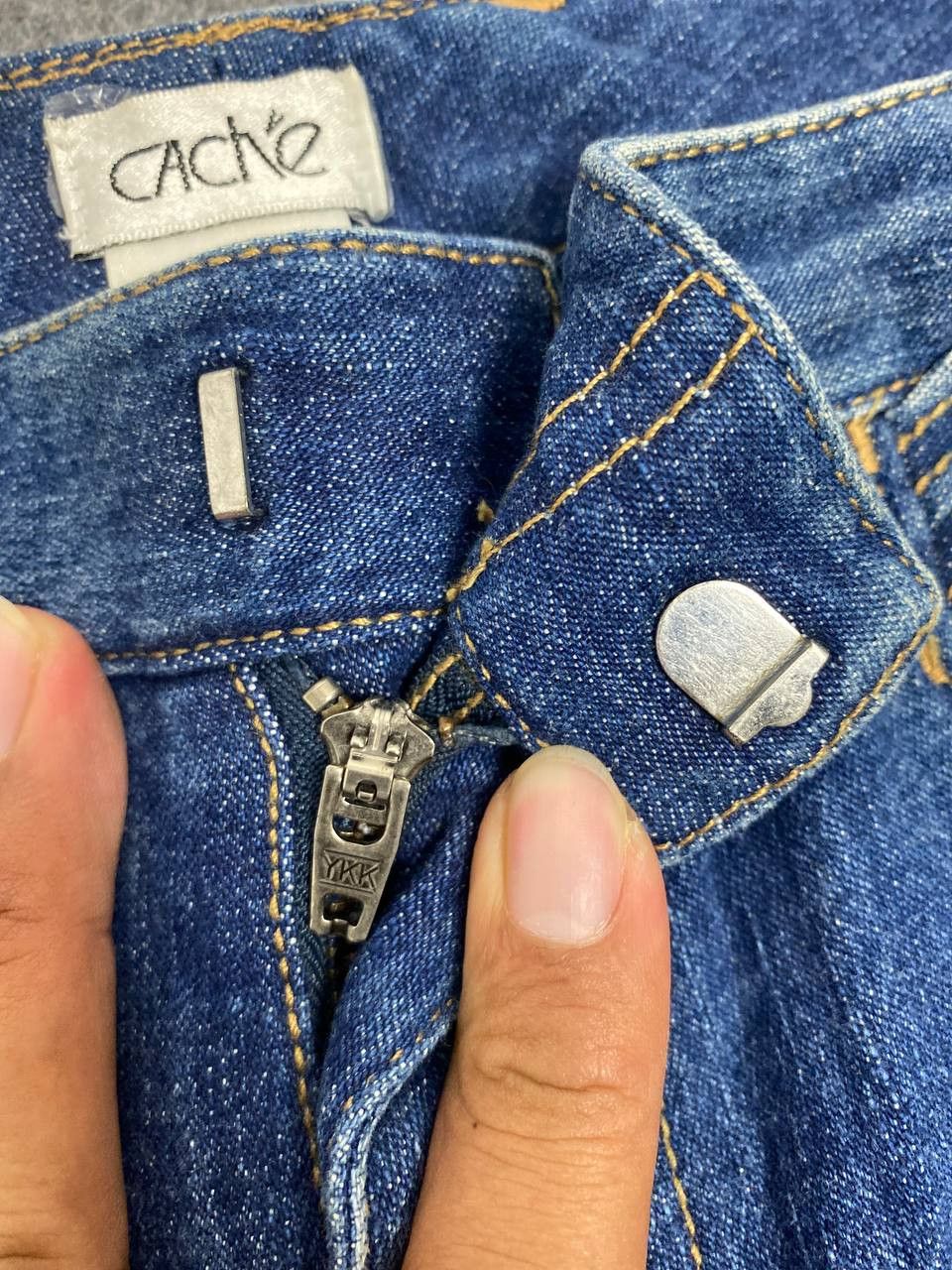 Japanese Brand japanese brand bootcut flare denim nice design Size 33" - 6 Thumbnail