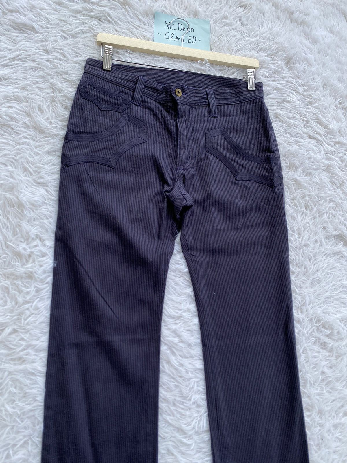 Number (N)ine Rare Vintage Number Nine Stripes Pants Size US 31 - 7 Thumbnail