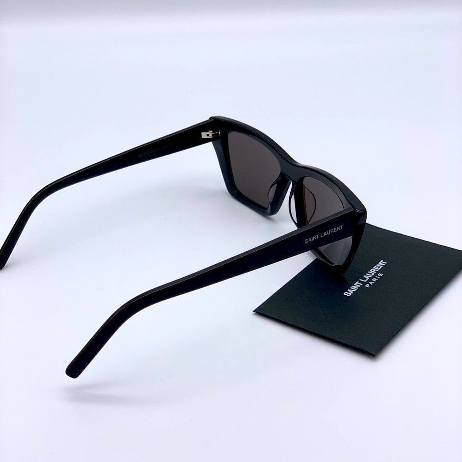 Saint Laurent Paris BRAND NWT Saint Laurent SL 276 Mica Black/Grey Sunglasses Size ONE SIZE - 4 Thumbnail