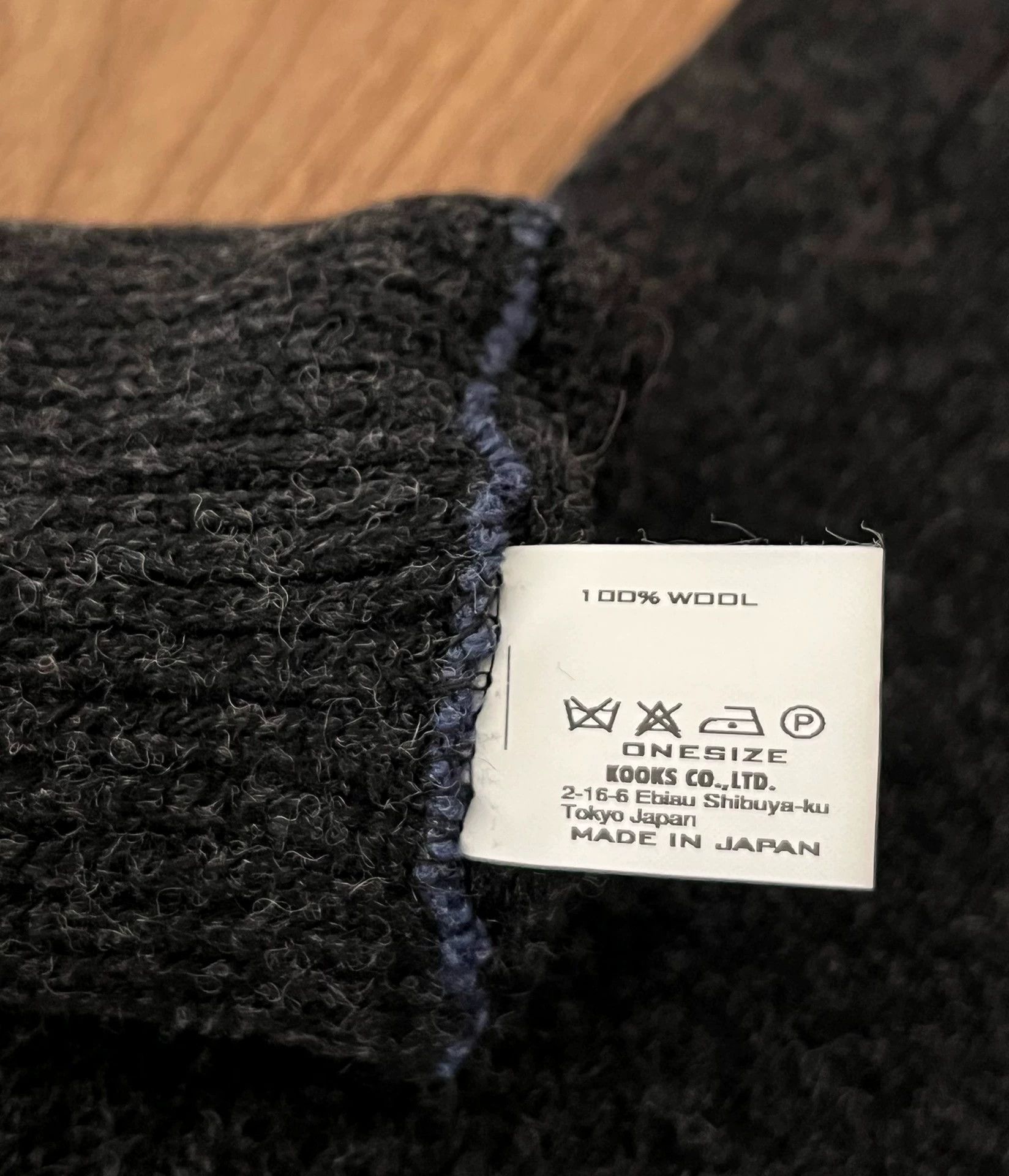 Number (N)ine Number (N)ine 06AW Rare Wool Gloves Size ONE SIZE - 4 Thumbnail