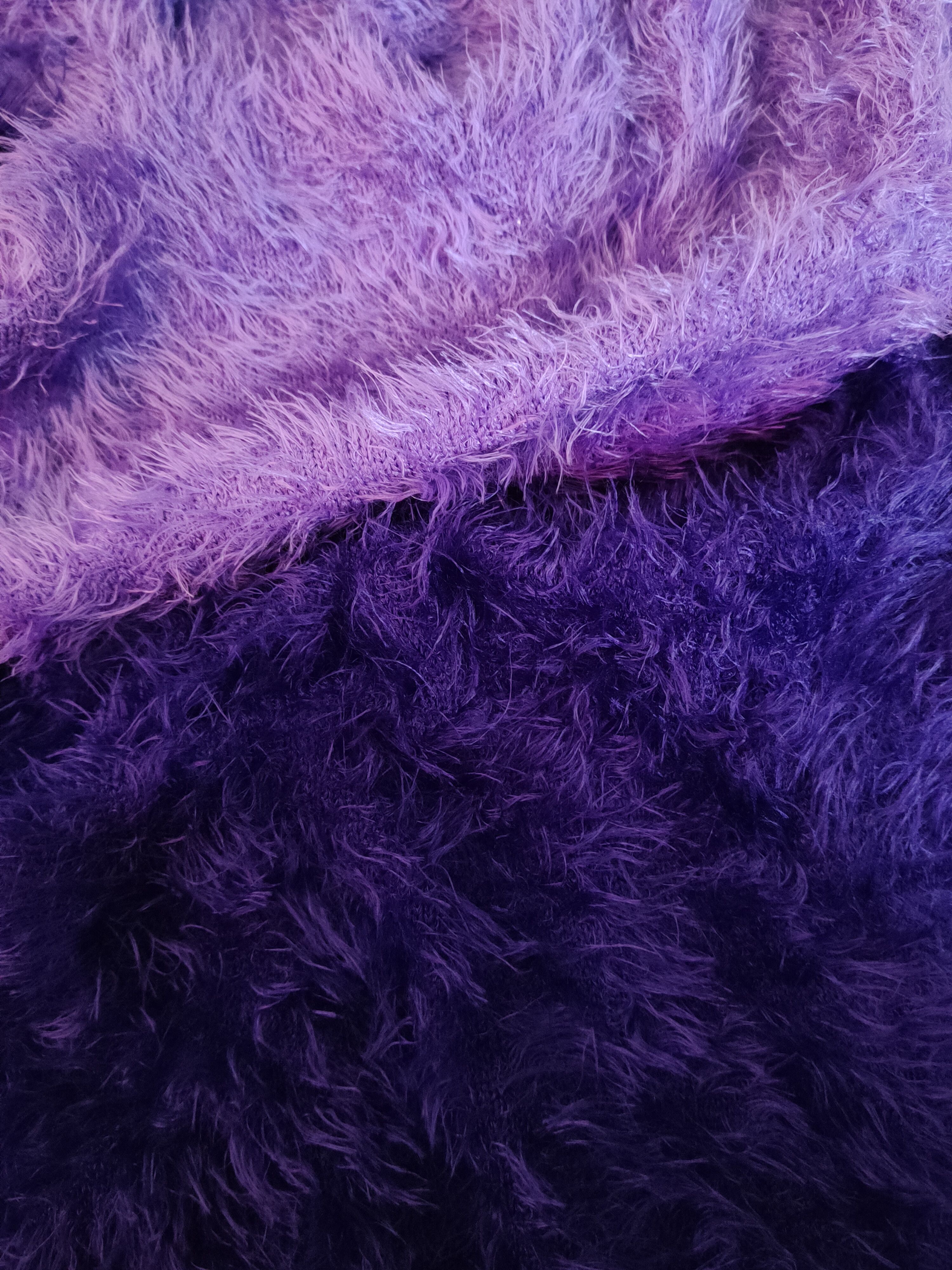 Homespun Knitwear × Japanese Brand Japanese Brand Purple Shag Shaggy Fur Mohair Knitwear #S1950 Size S / US 4 / IT 40 - 10 Thumbnail