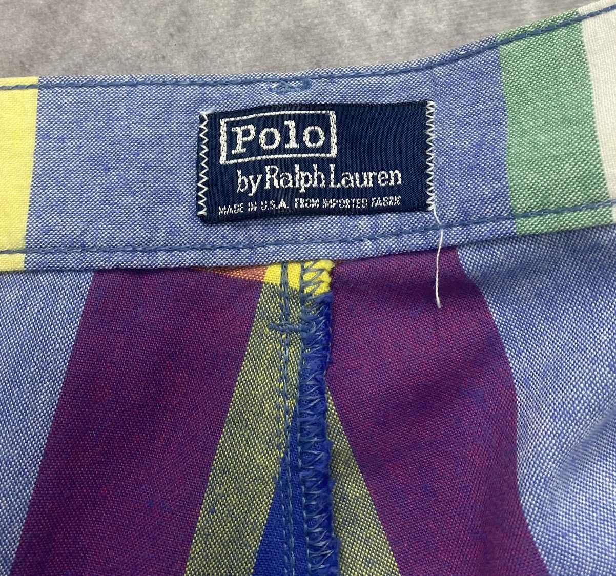 Polo Ralph Lauren 90’s Vintage Polo Ralph Lauren Plaid Madras Shorts Size US 36 / EU 52 - 3 Thumbnail